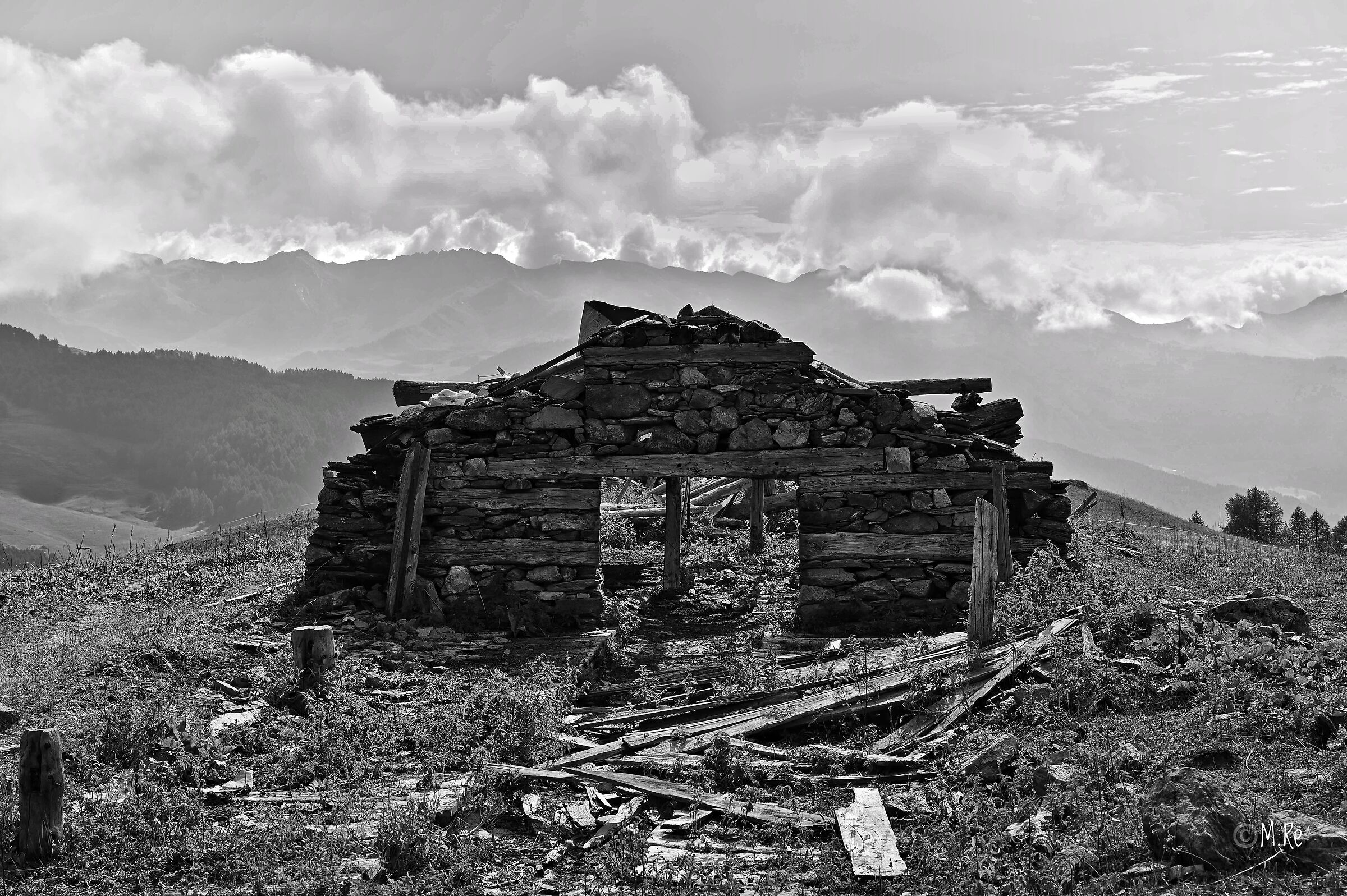 Ruins in the mountains