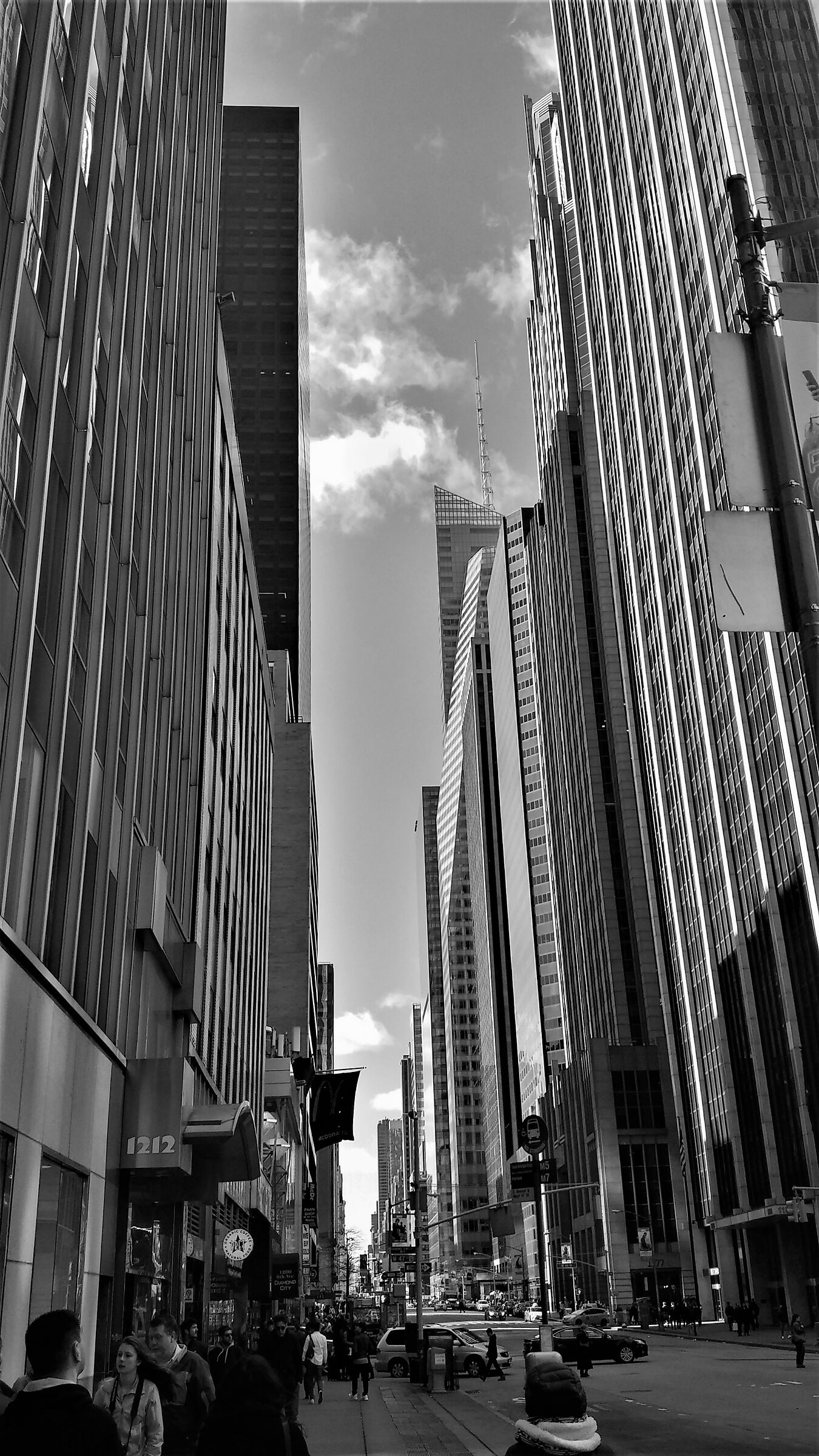 walking down the streets