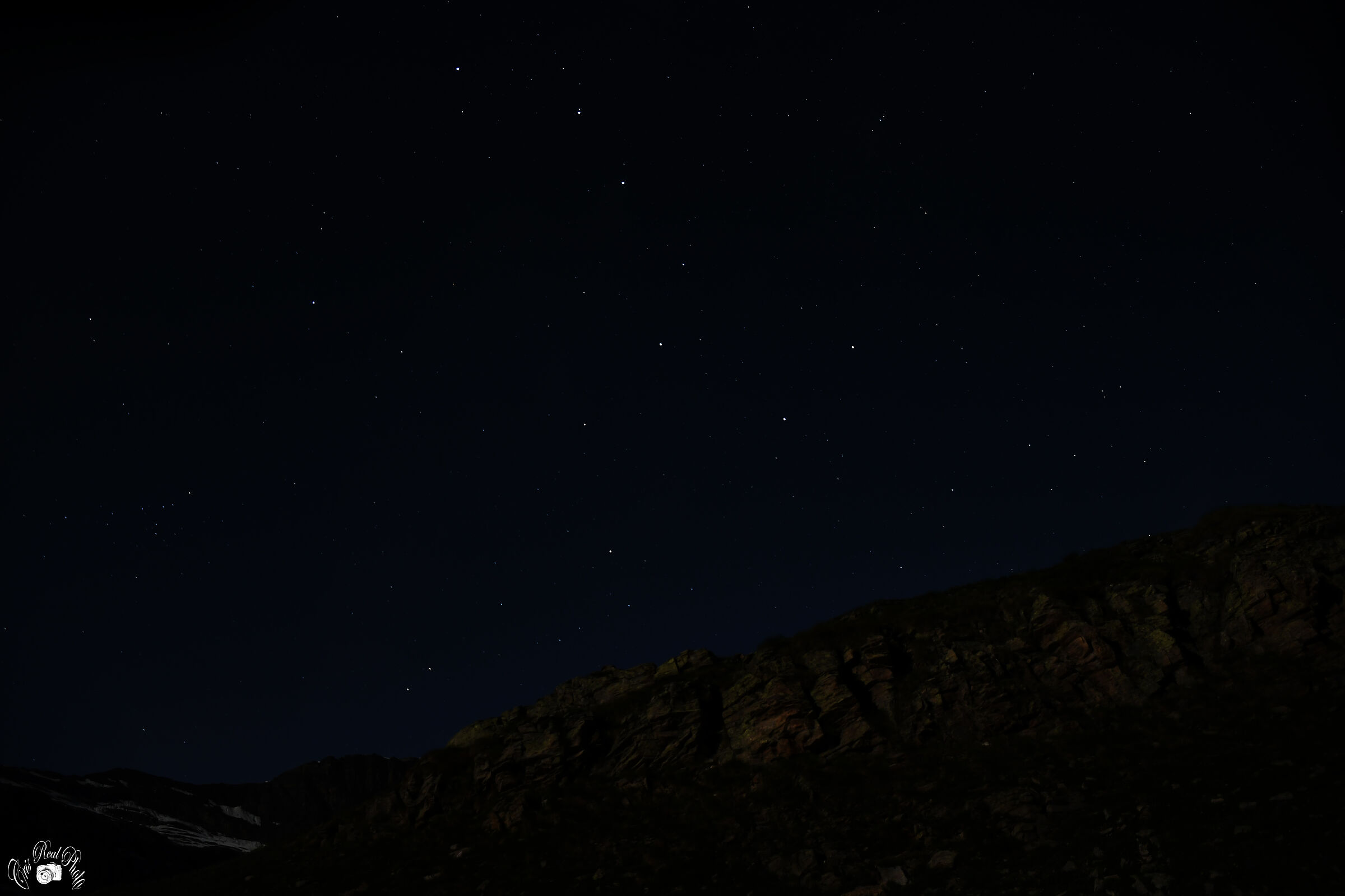 scatto notturno nel parco del Gran Paradiso