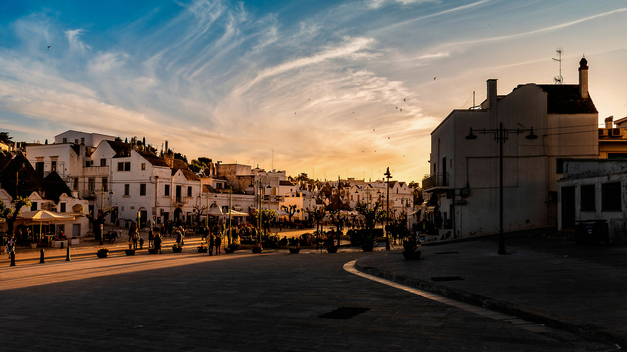 Sunset at Alberobello