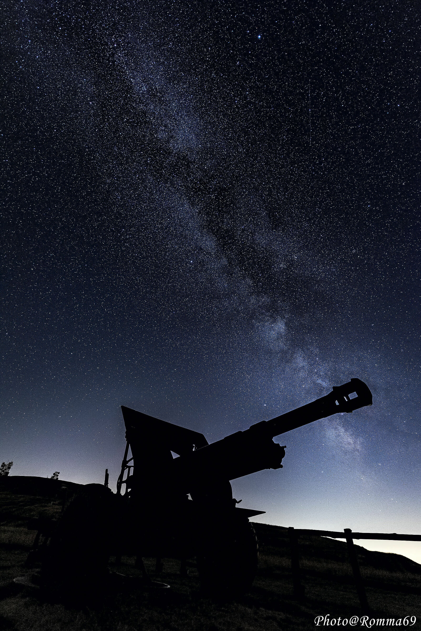 Via lattea al passo della Croce Arcana