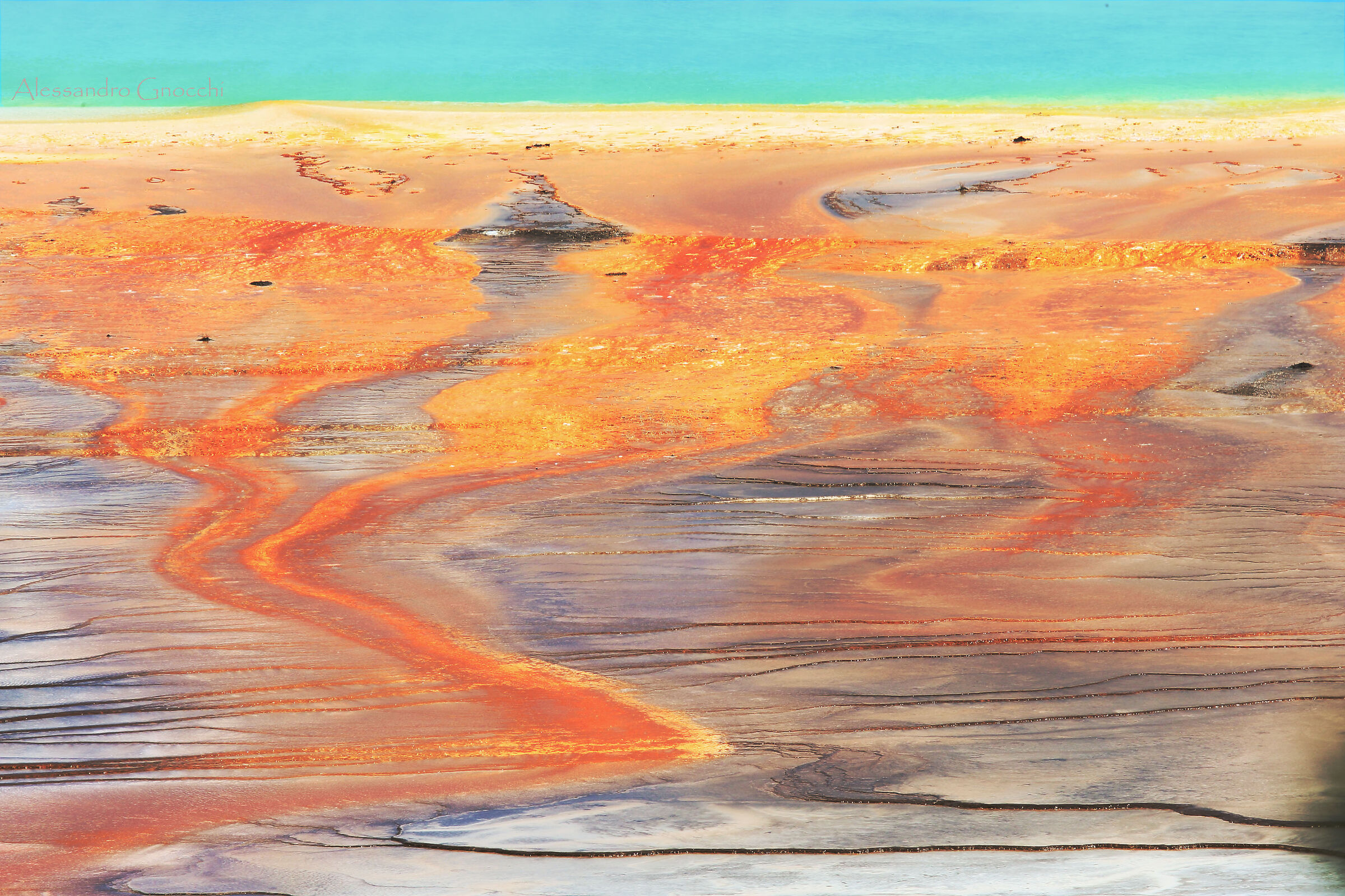 Grand Prismatic Springs basin 5