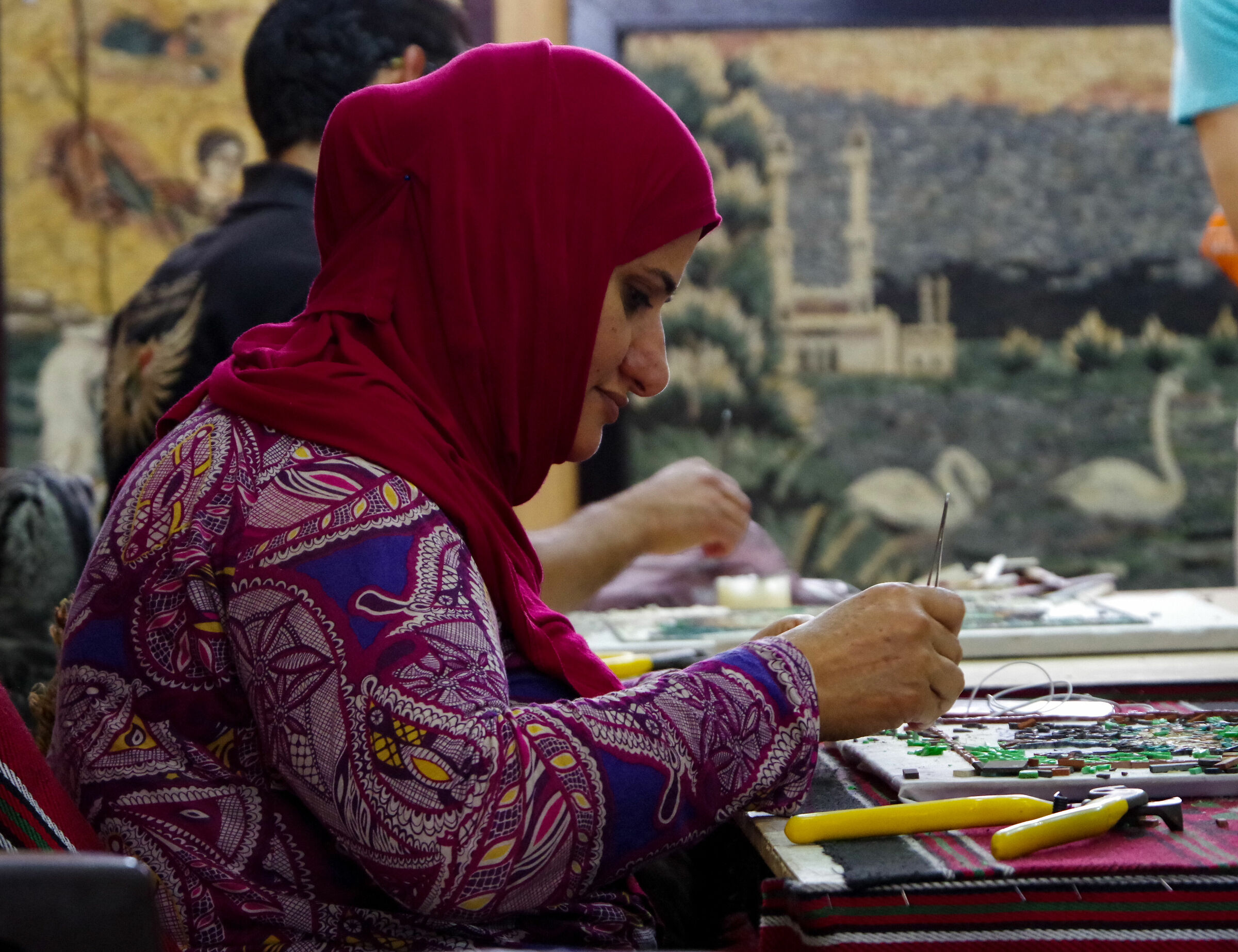 scuola di mosaici giordana