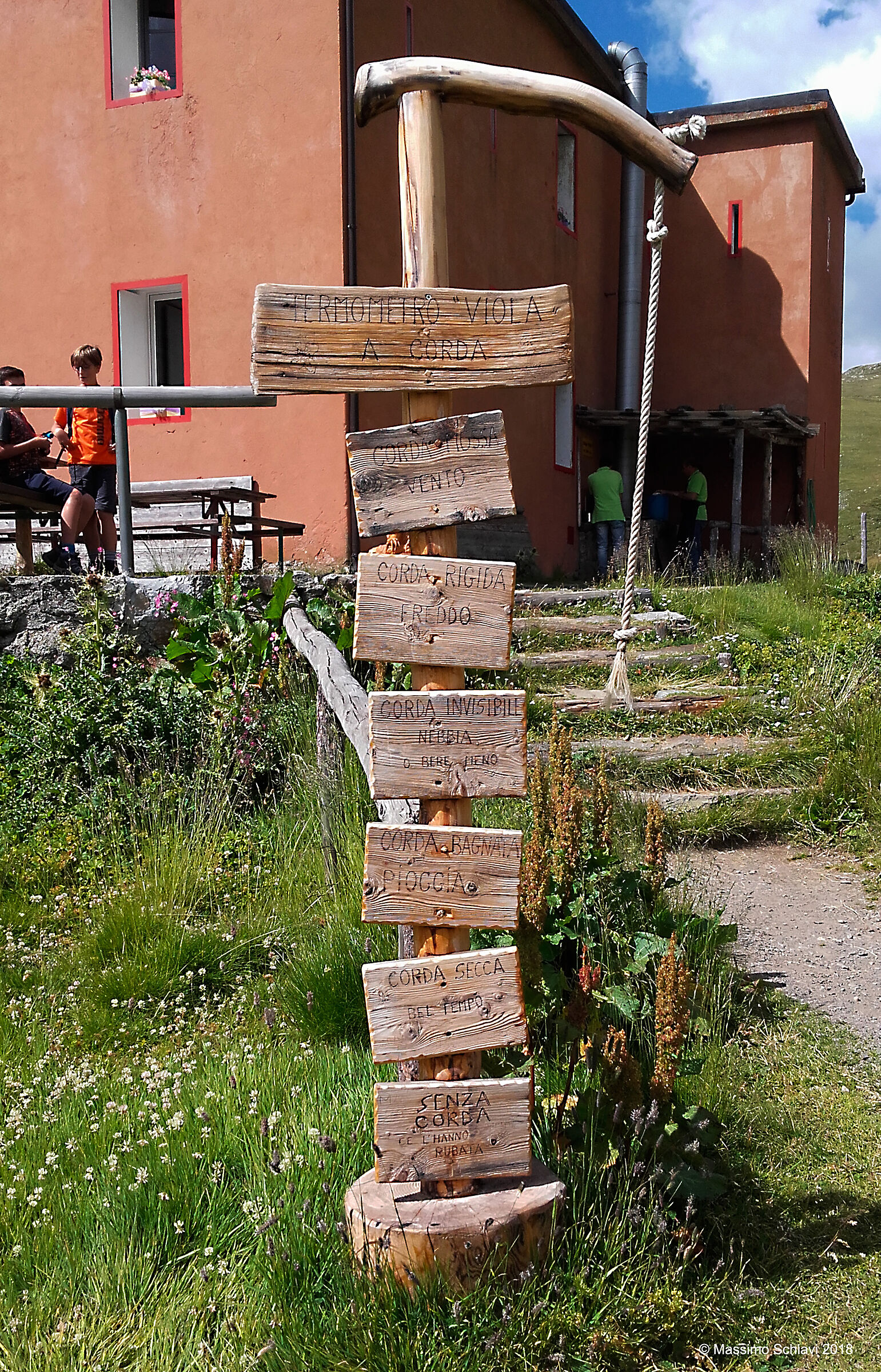 Barometro a corda in Val Viola.