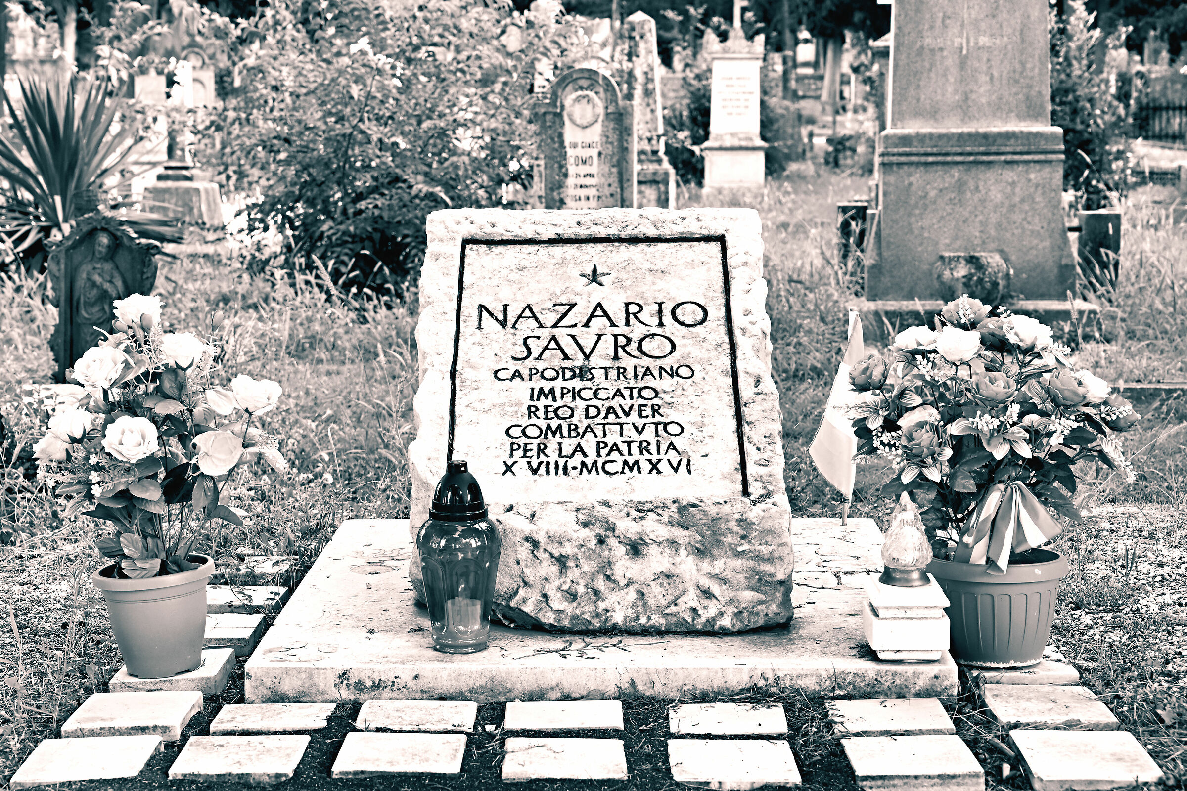 Tomb of Nazario Sauro. Navy Cemetery, Pula