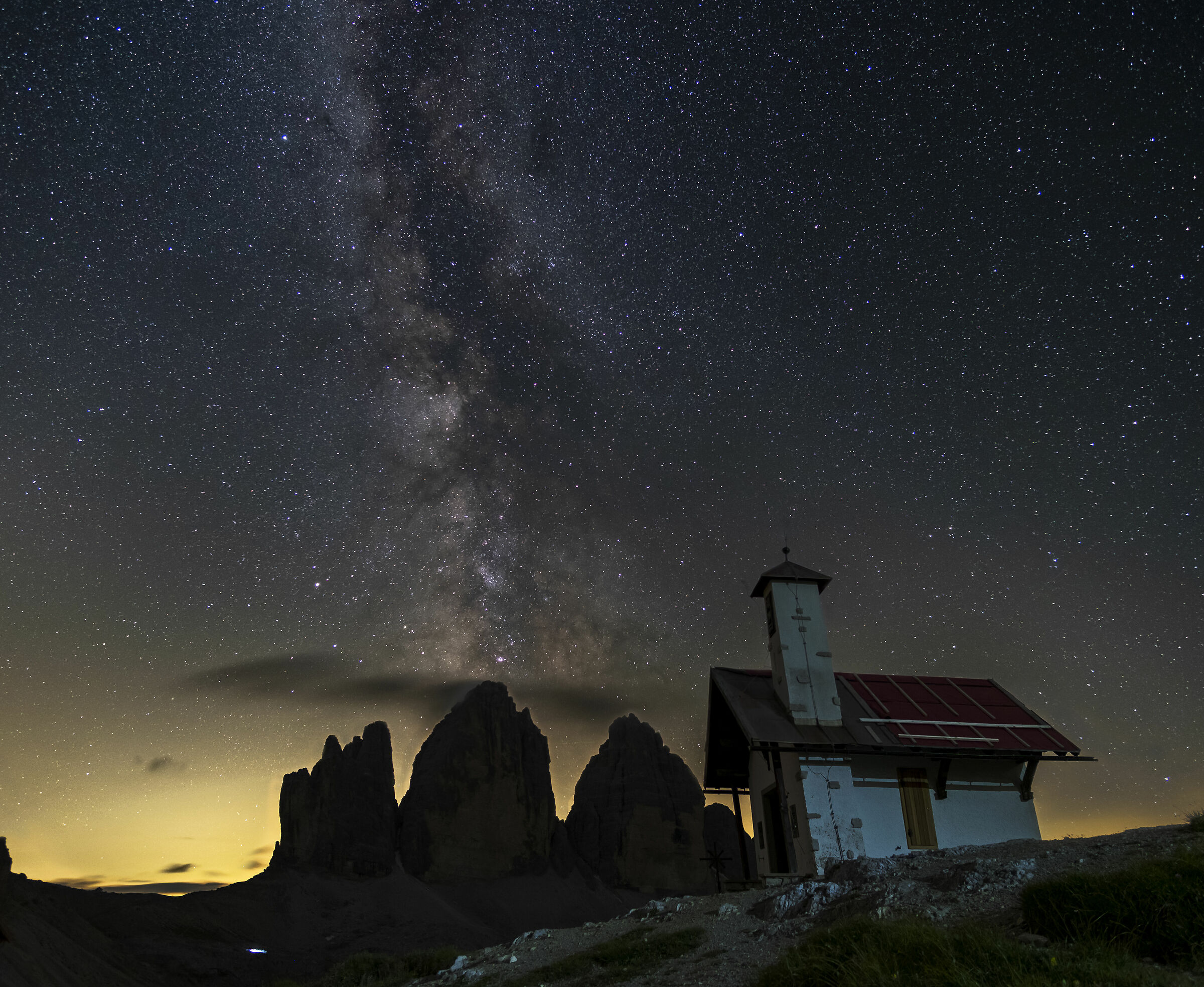 The church under the stars
