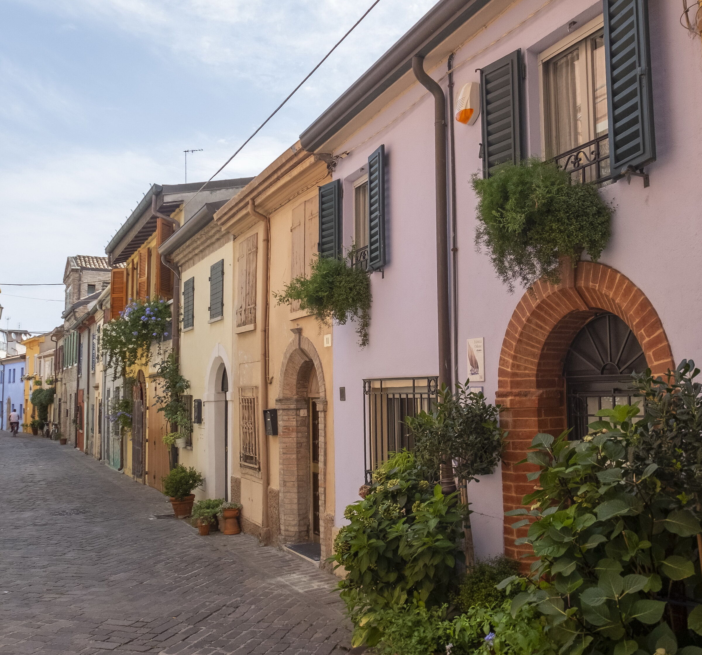 Rimini, Borgo san Giuliano, agosto 2019