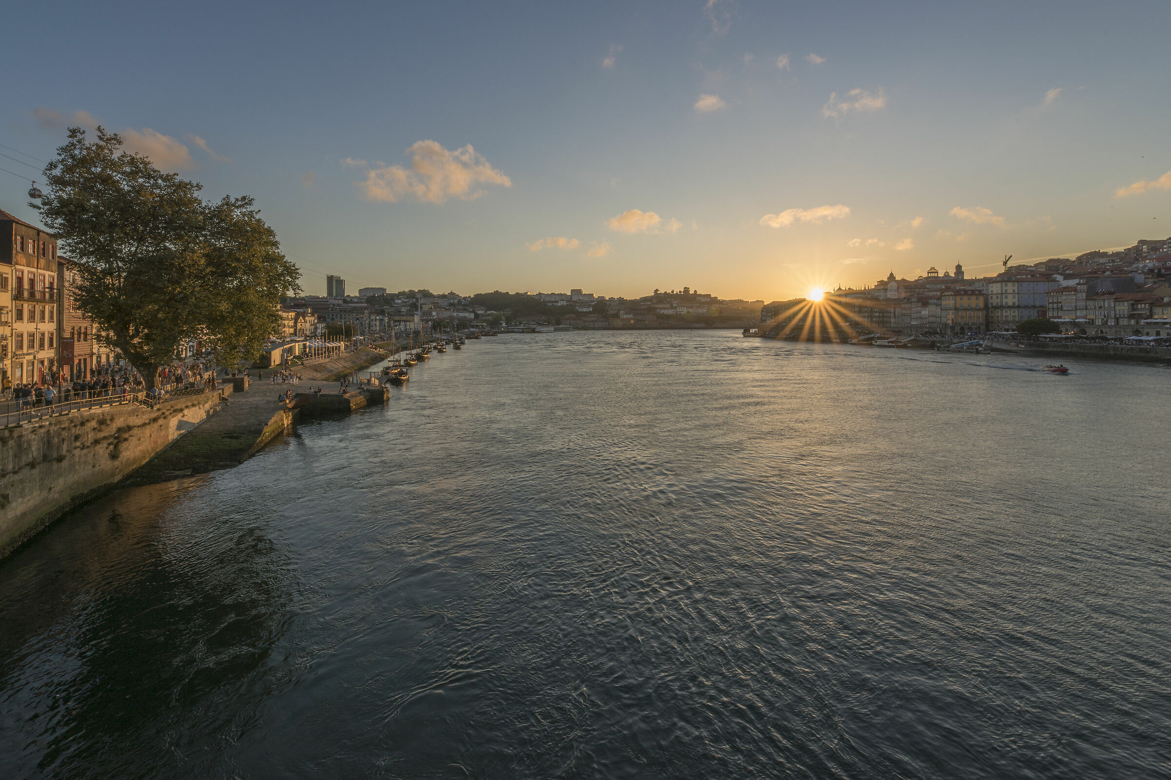 tramonto a Oporto