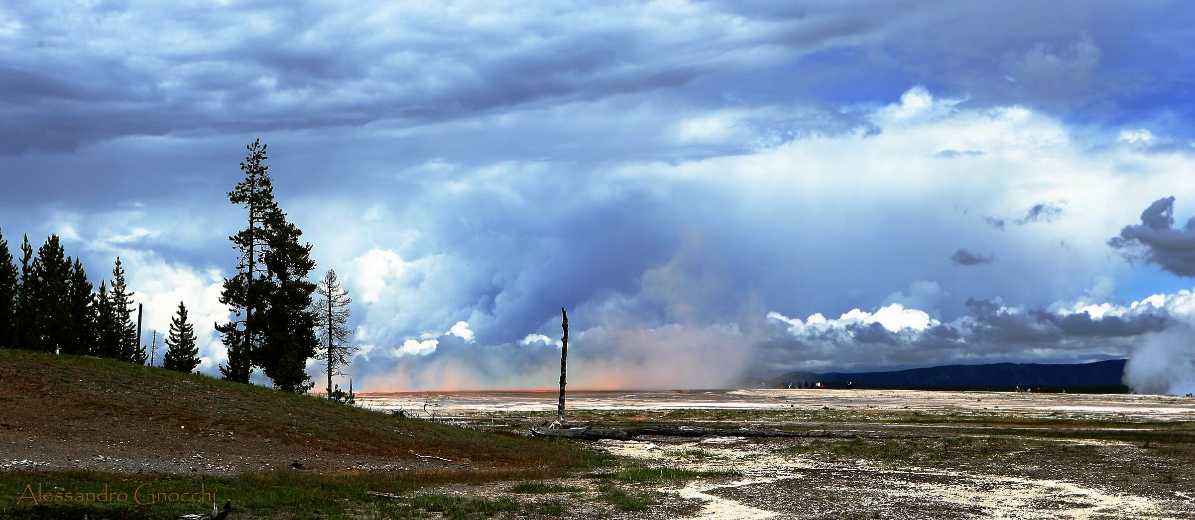 Panorama in Yellowstone