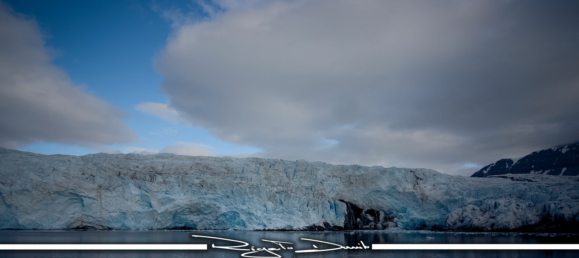 Glacier near Pyramiden Norway
