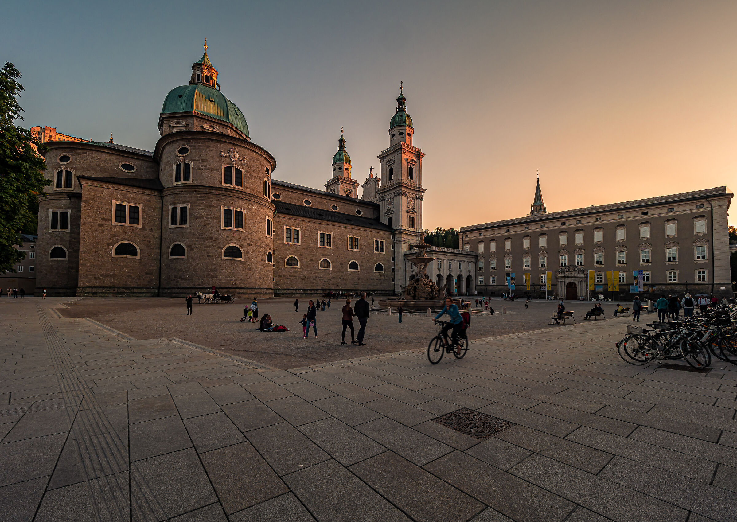 The Main Square in Salzburg