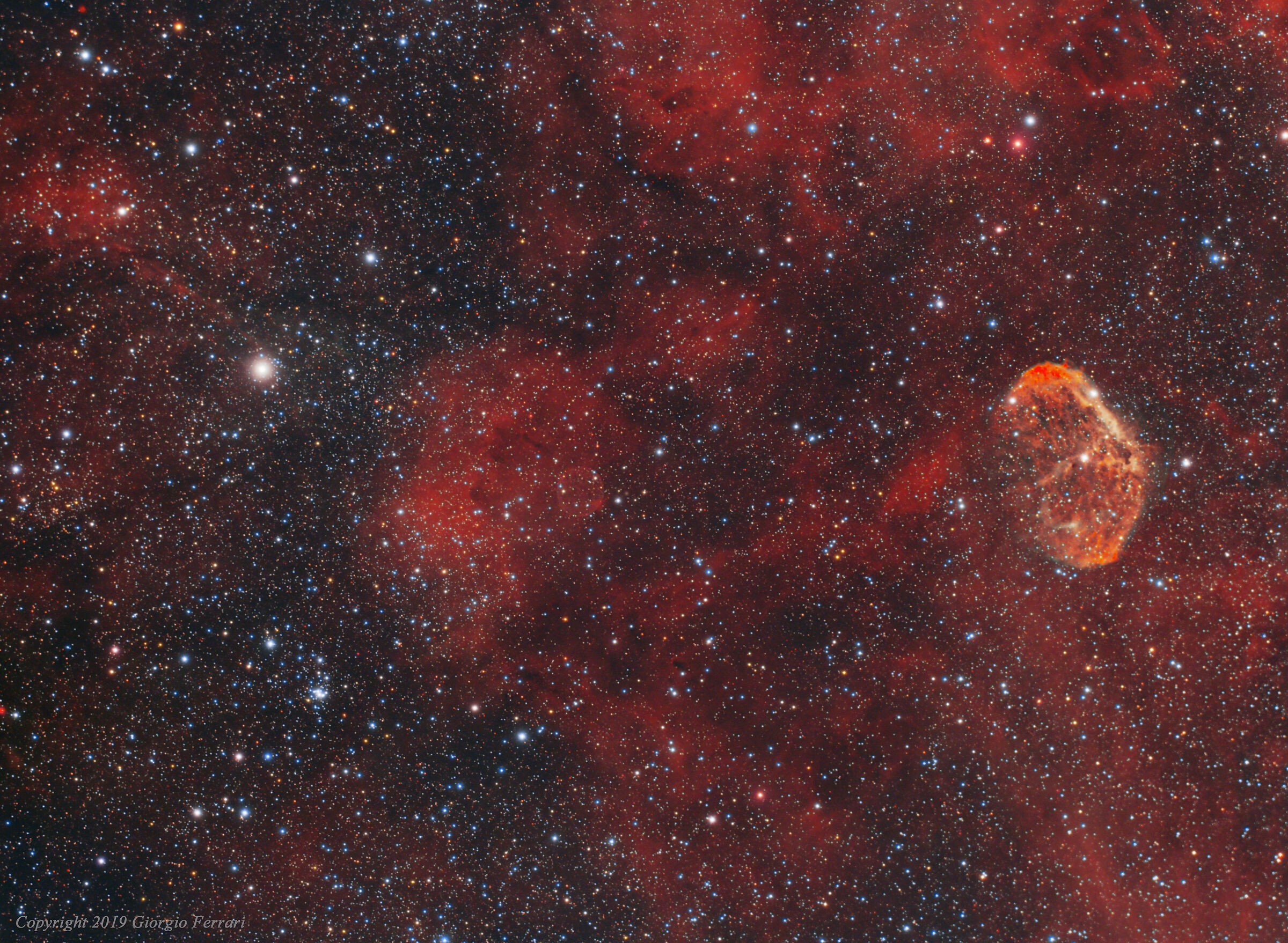 NGC 6888 "Growing Nebula" - PN G75.5 -1.7 "Bubble of