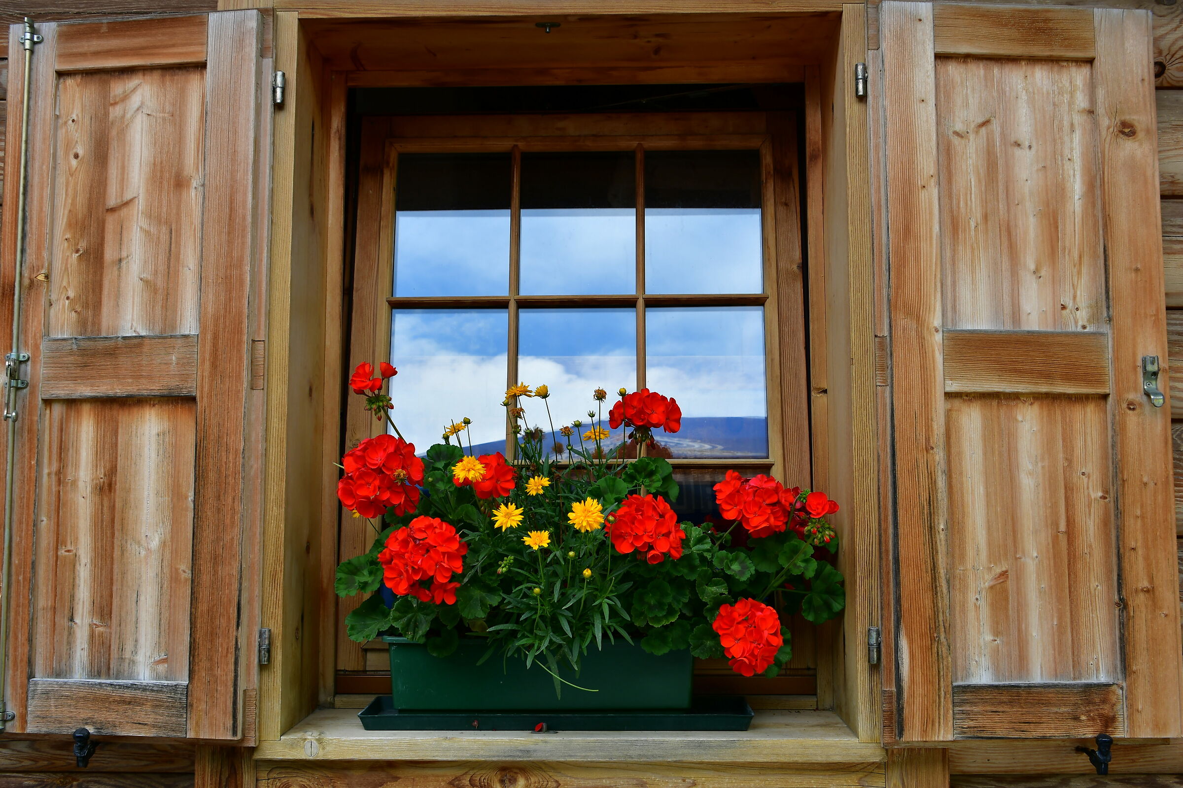 A window into the Dolomites