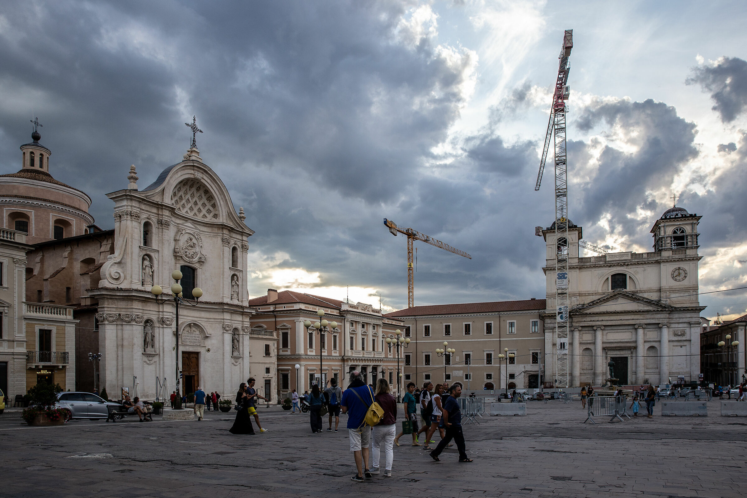 L'Aquila: lavori in corso