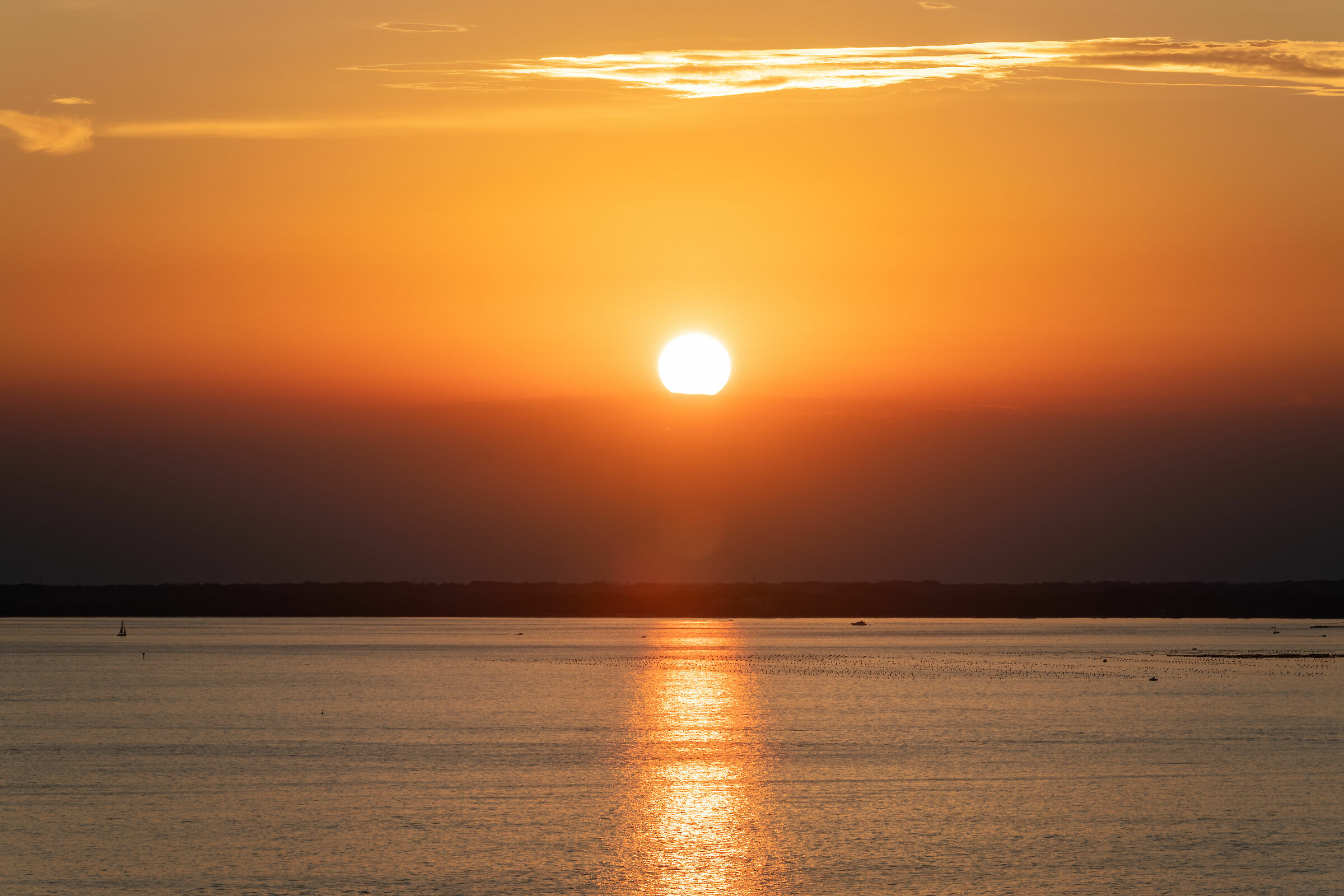 Sunset from the Triestina Coast