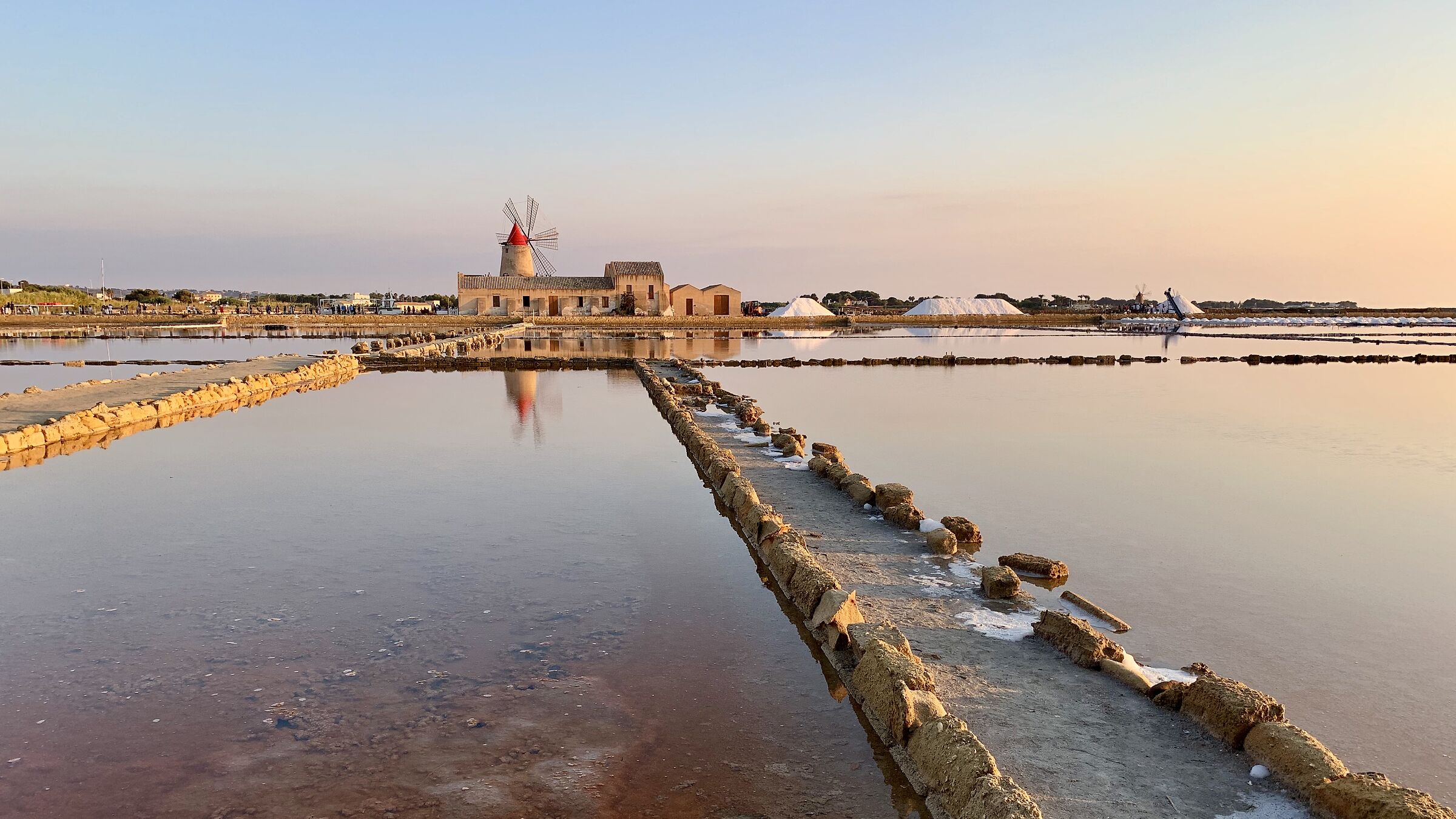 Marsala salt flats.