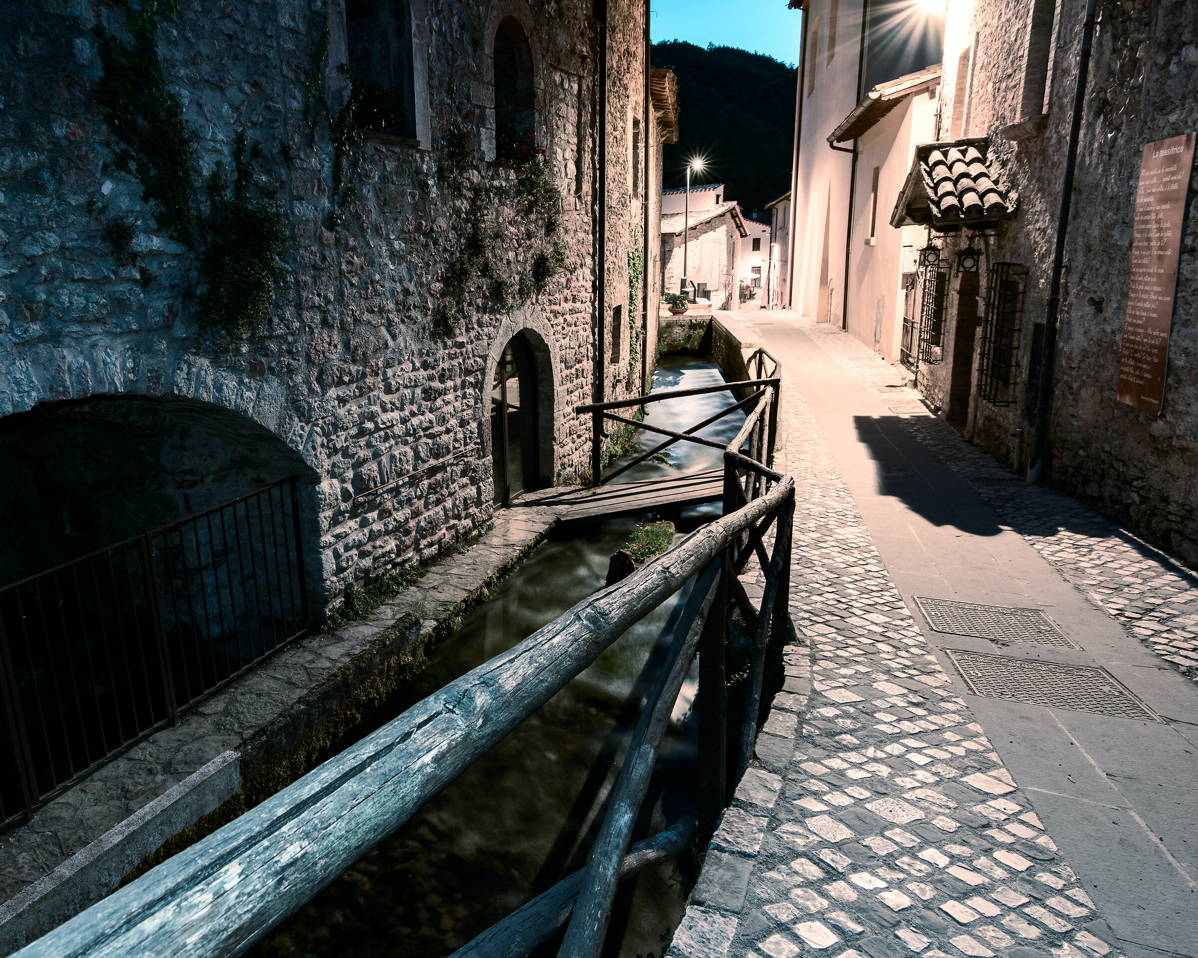 rasiglia di foligno ,una via