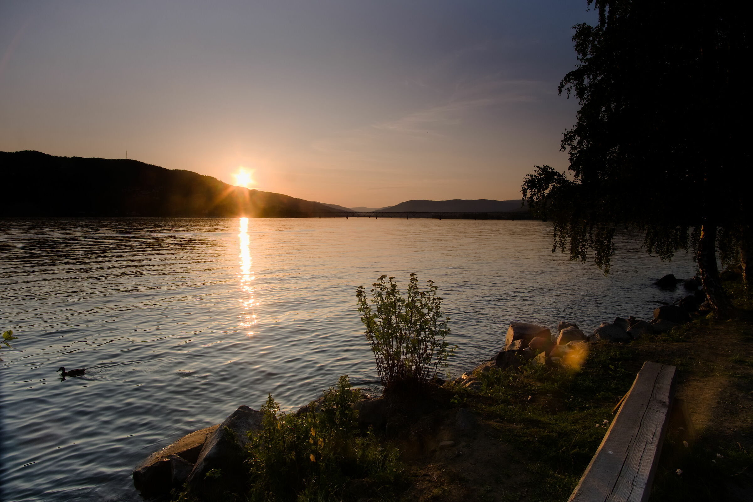 From the campsite in Lillehammer