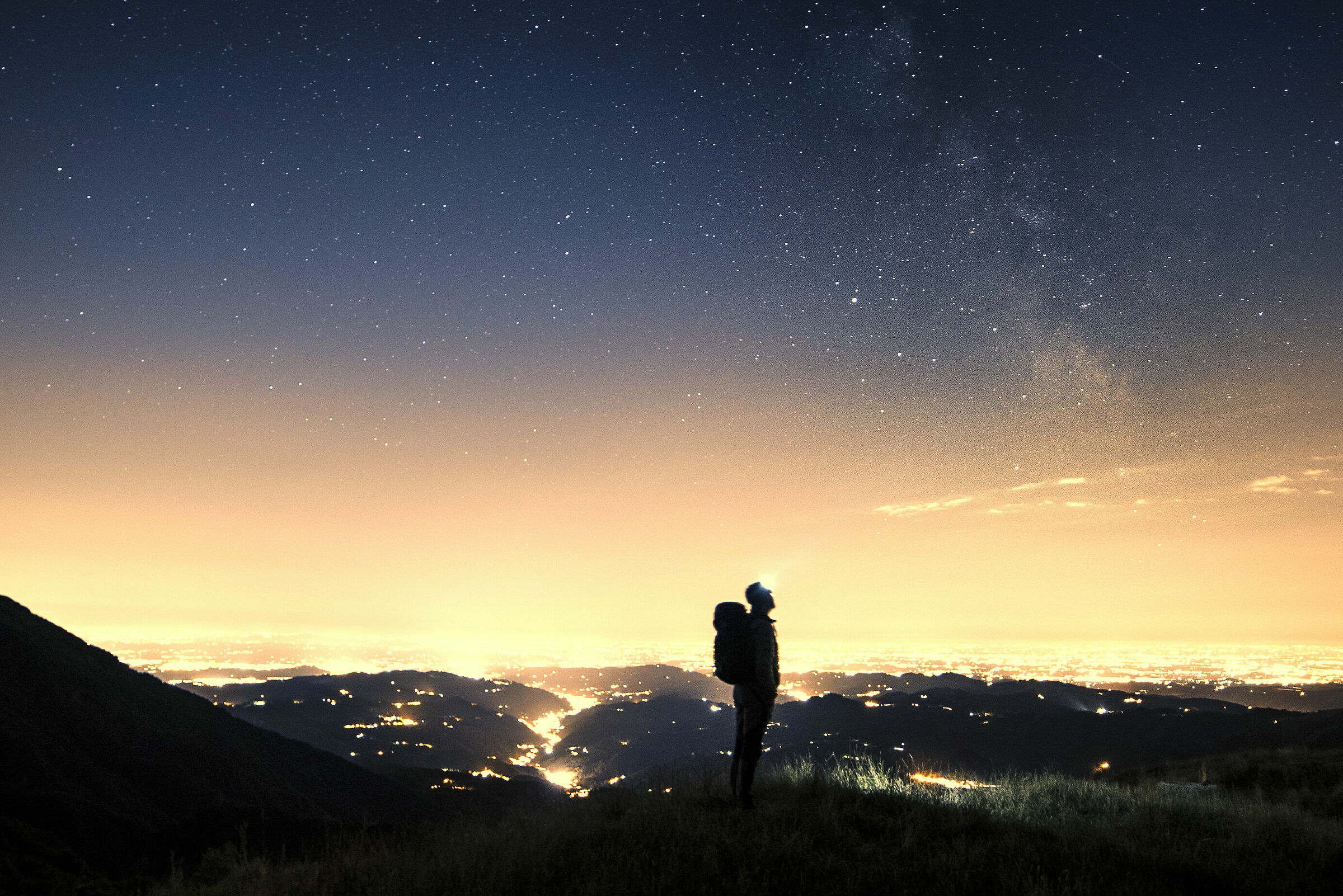 Lights above... lights below