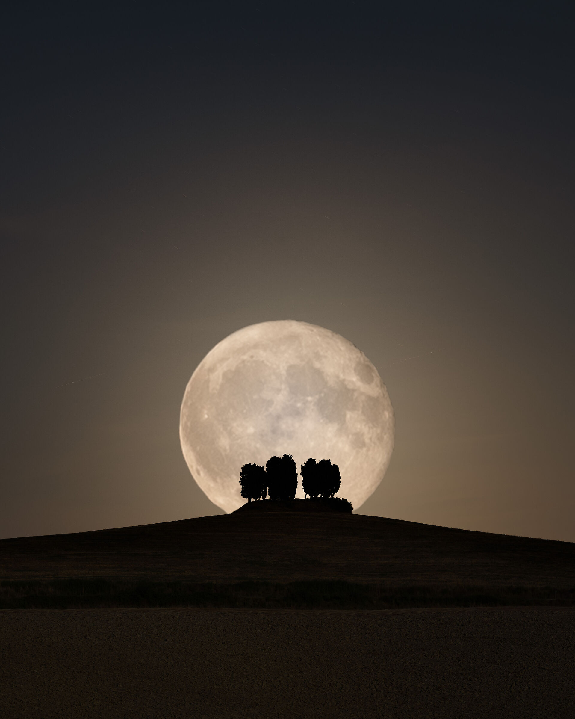 And the moon knocked