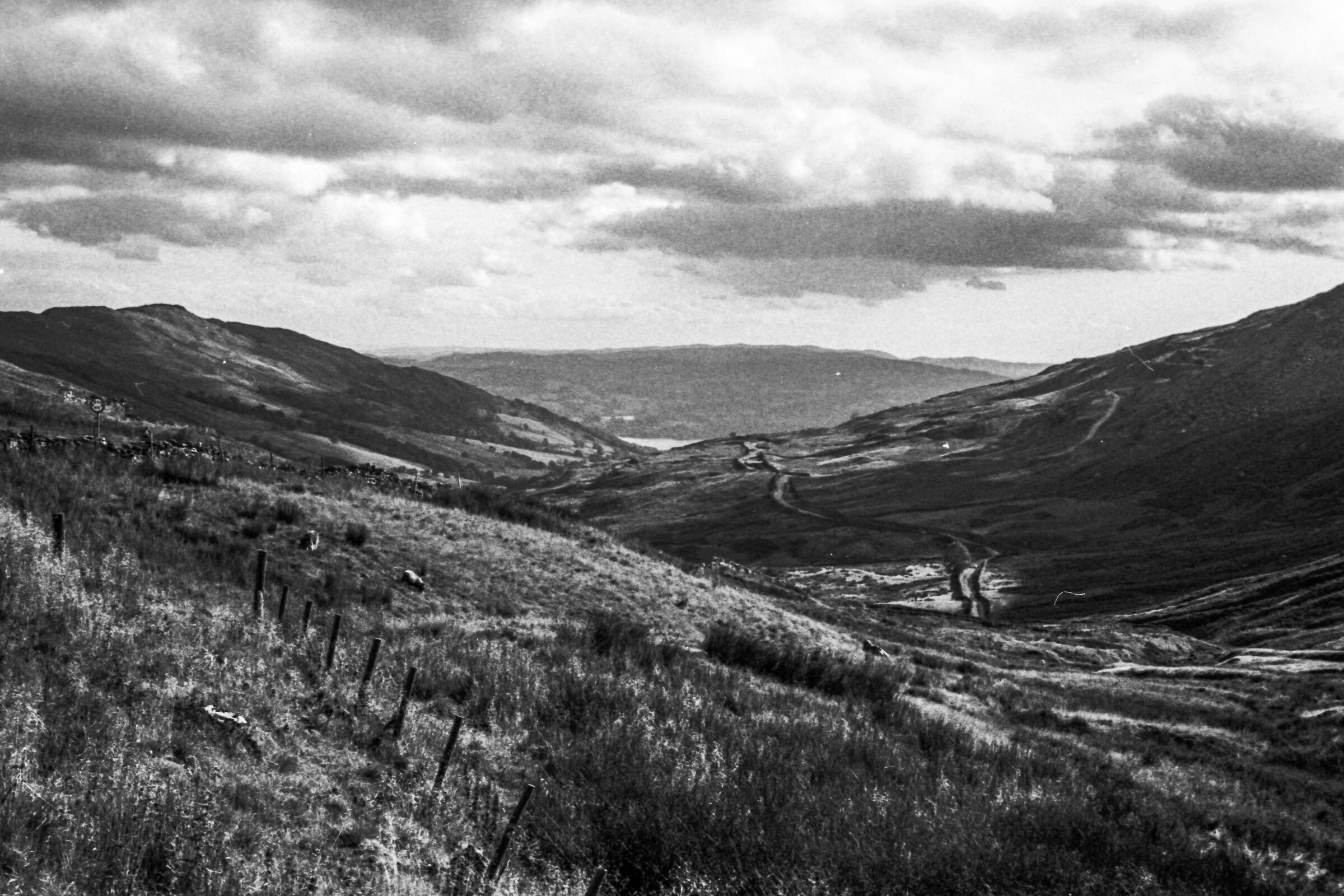 Windermere in Lontananza da Kirkstone Pass
