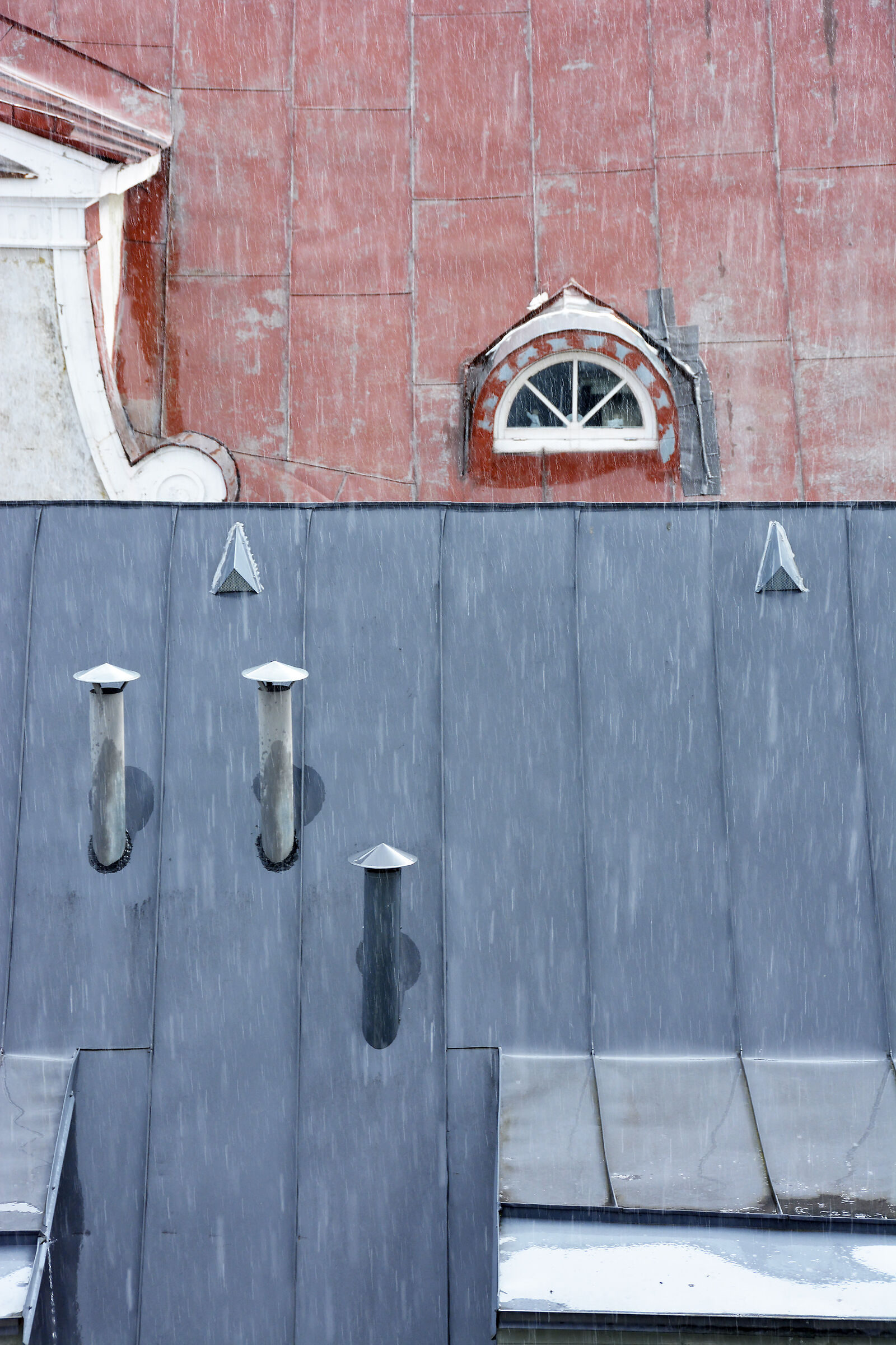 Tallin sotto la pioggia