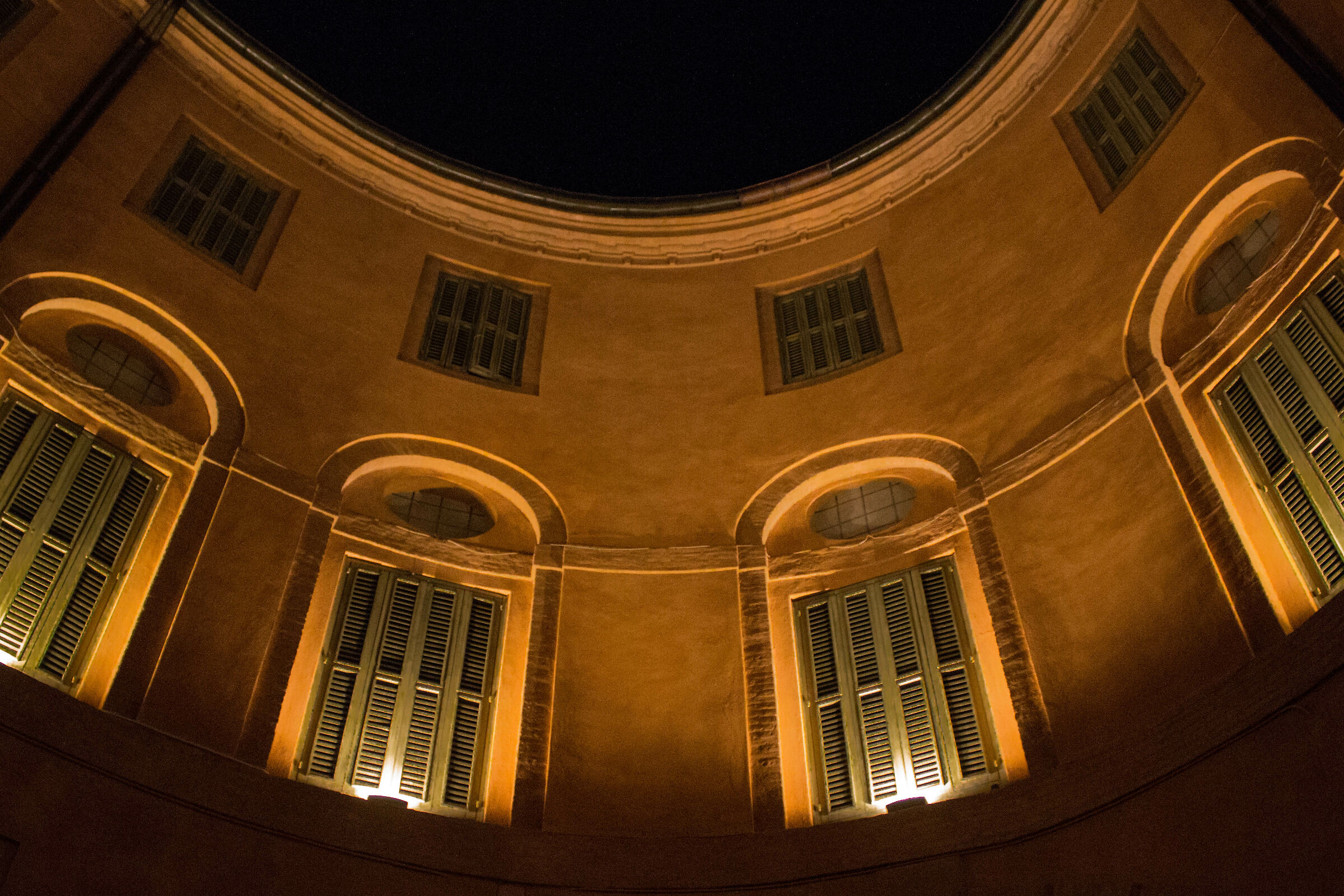 The windows of the Ferrara Teatini