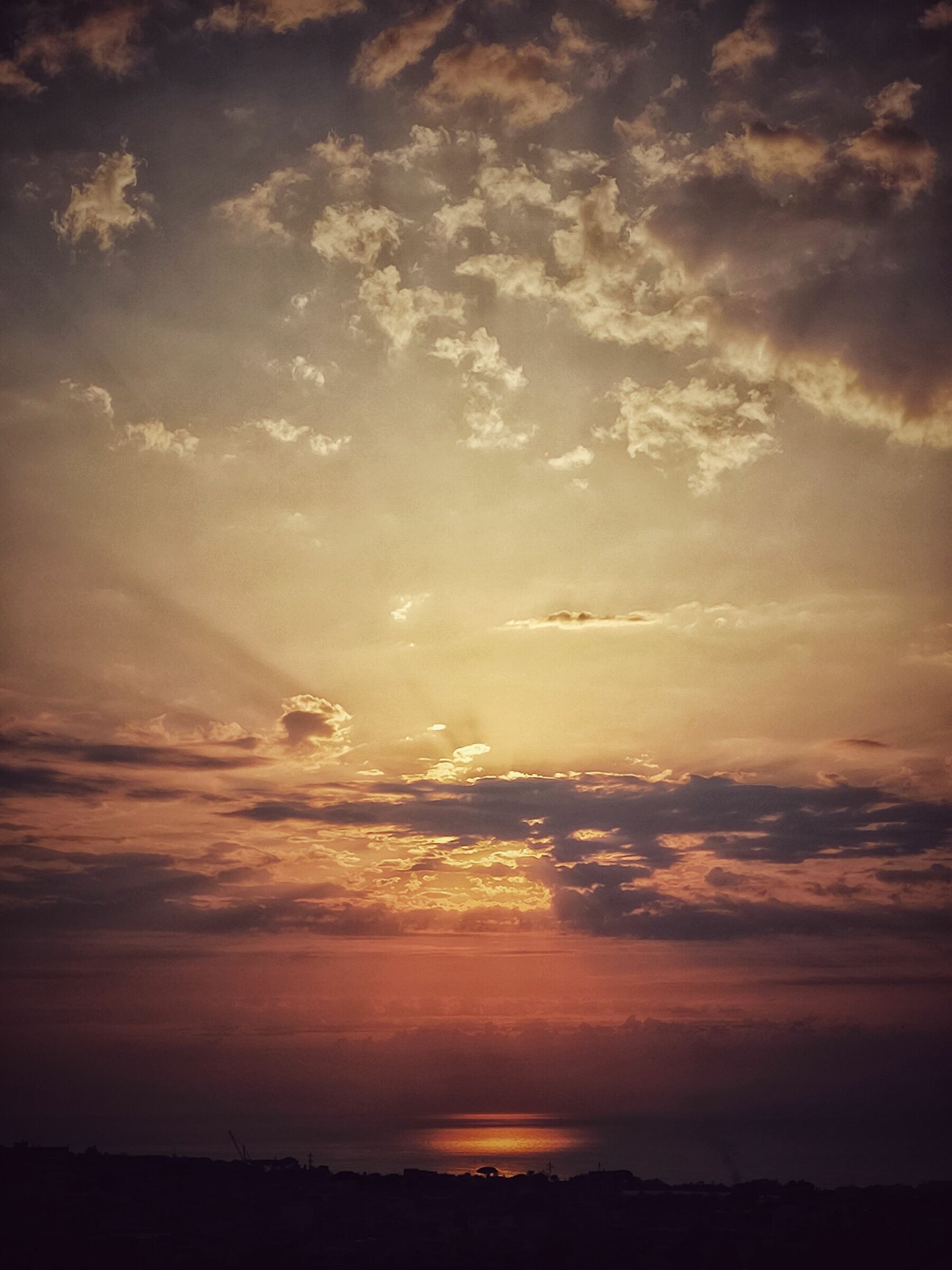 Tramonto da casa mia