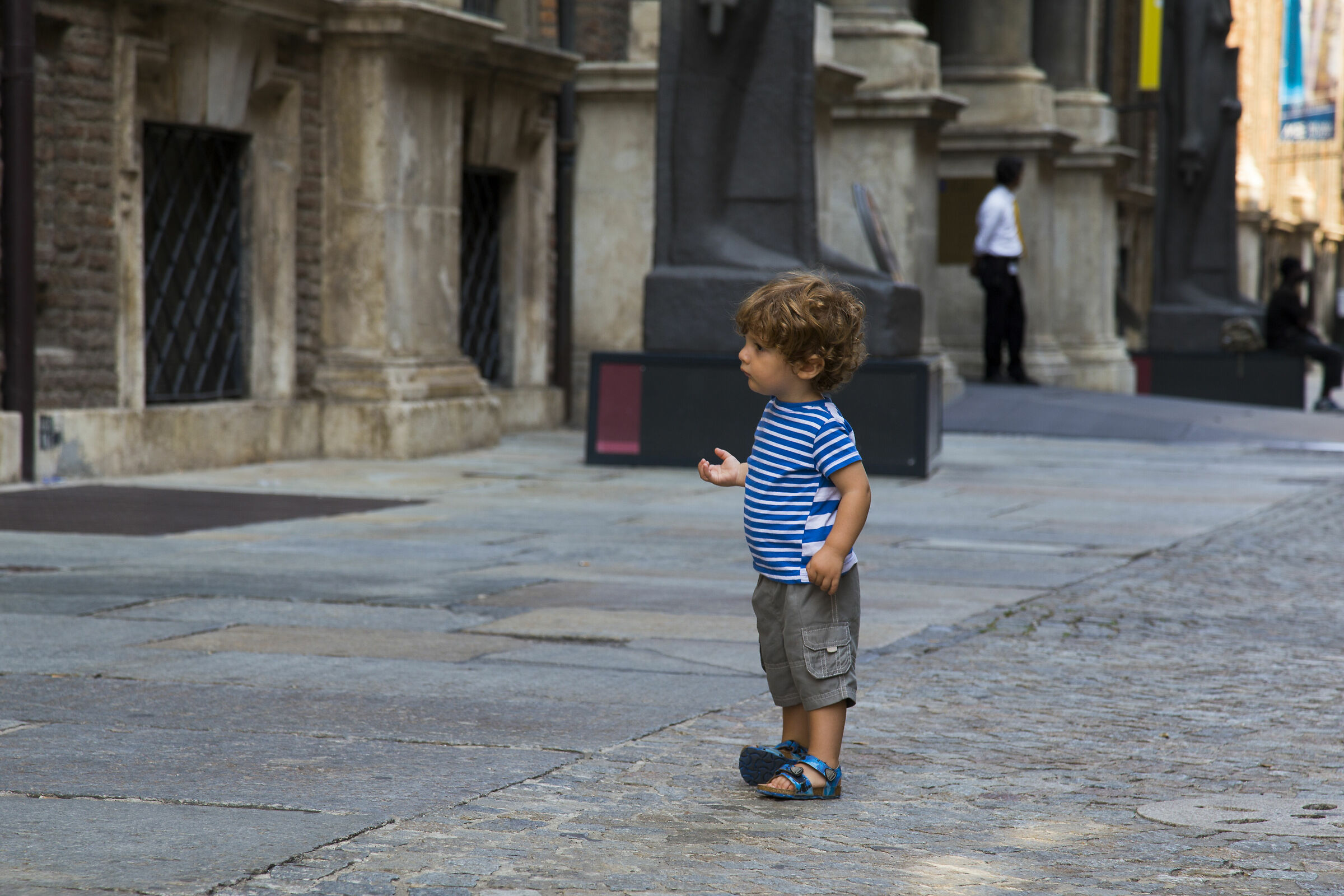 ...guardando una street band