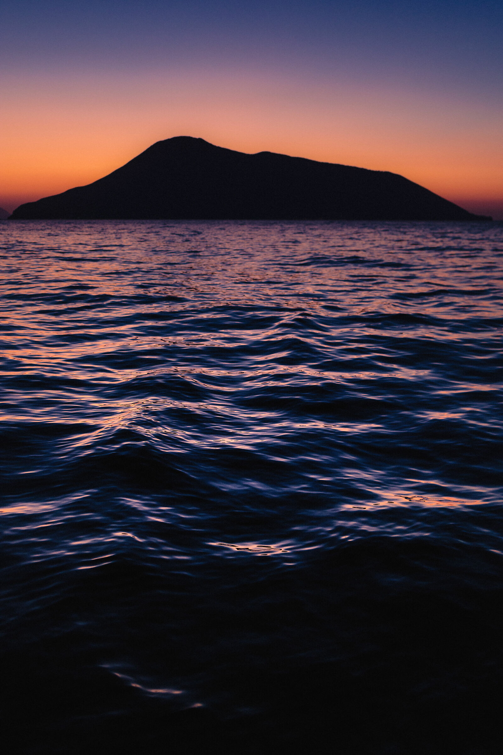 Salina at sunset