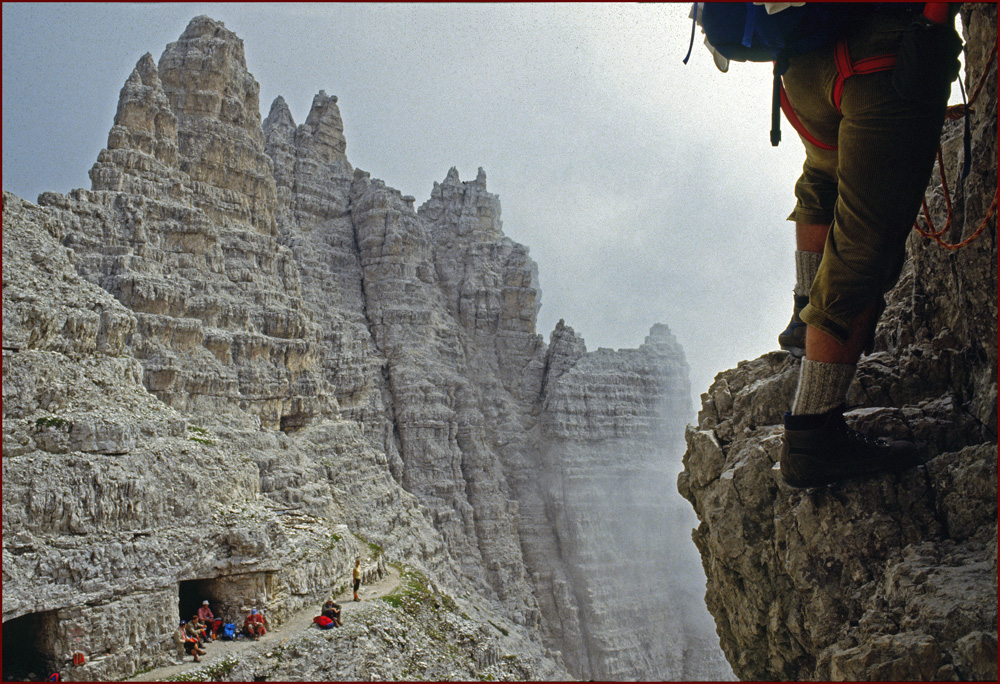 Ferrata del Paterno alla Forcella del Camoscio