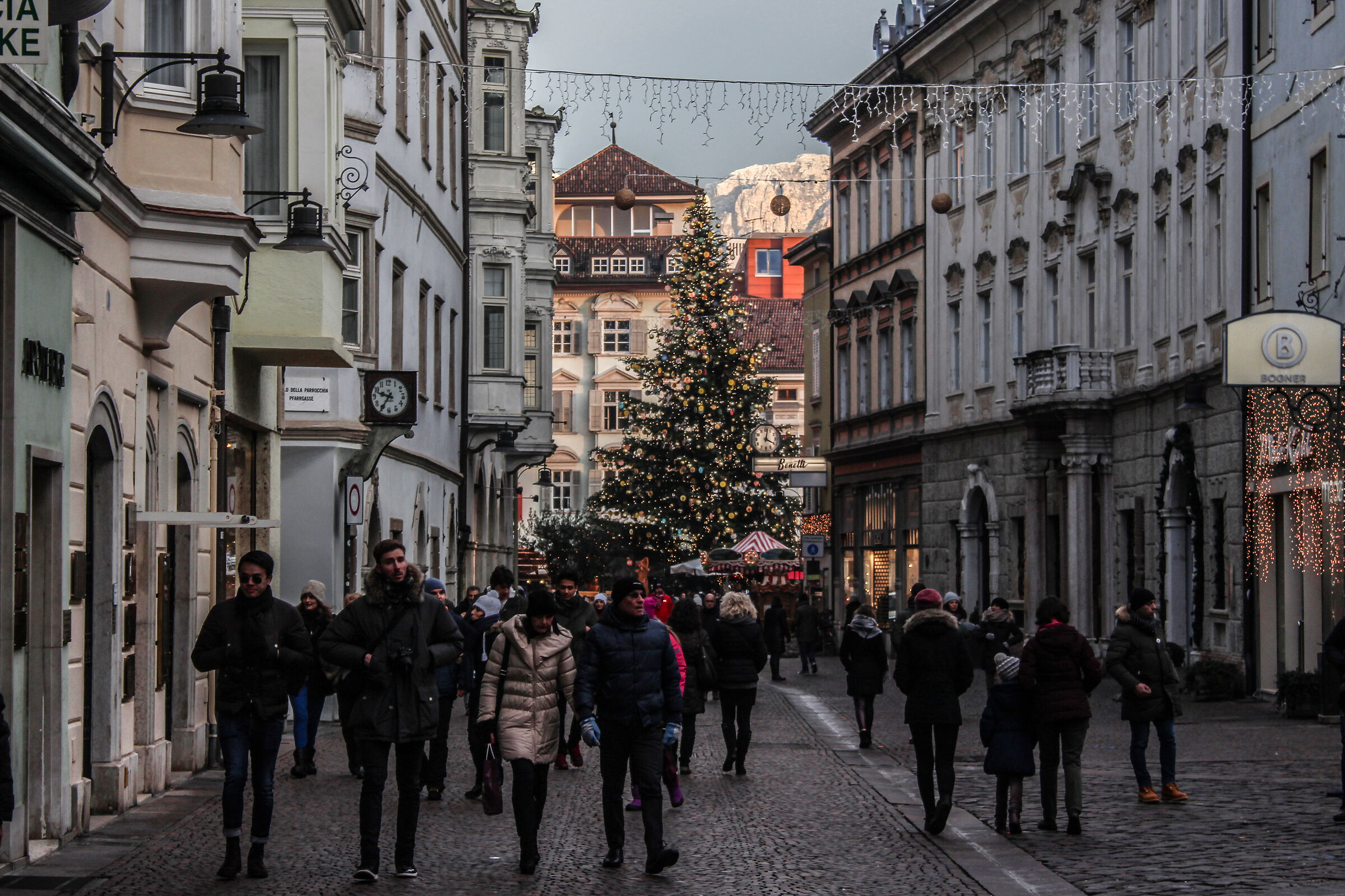 Christmas atmosphere of Bolzano