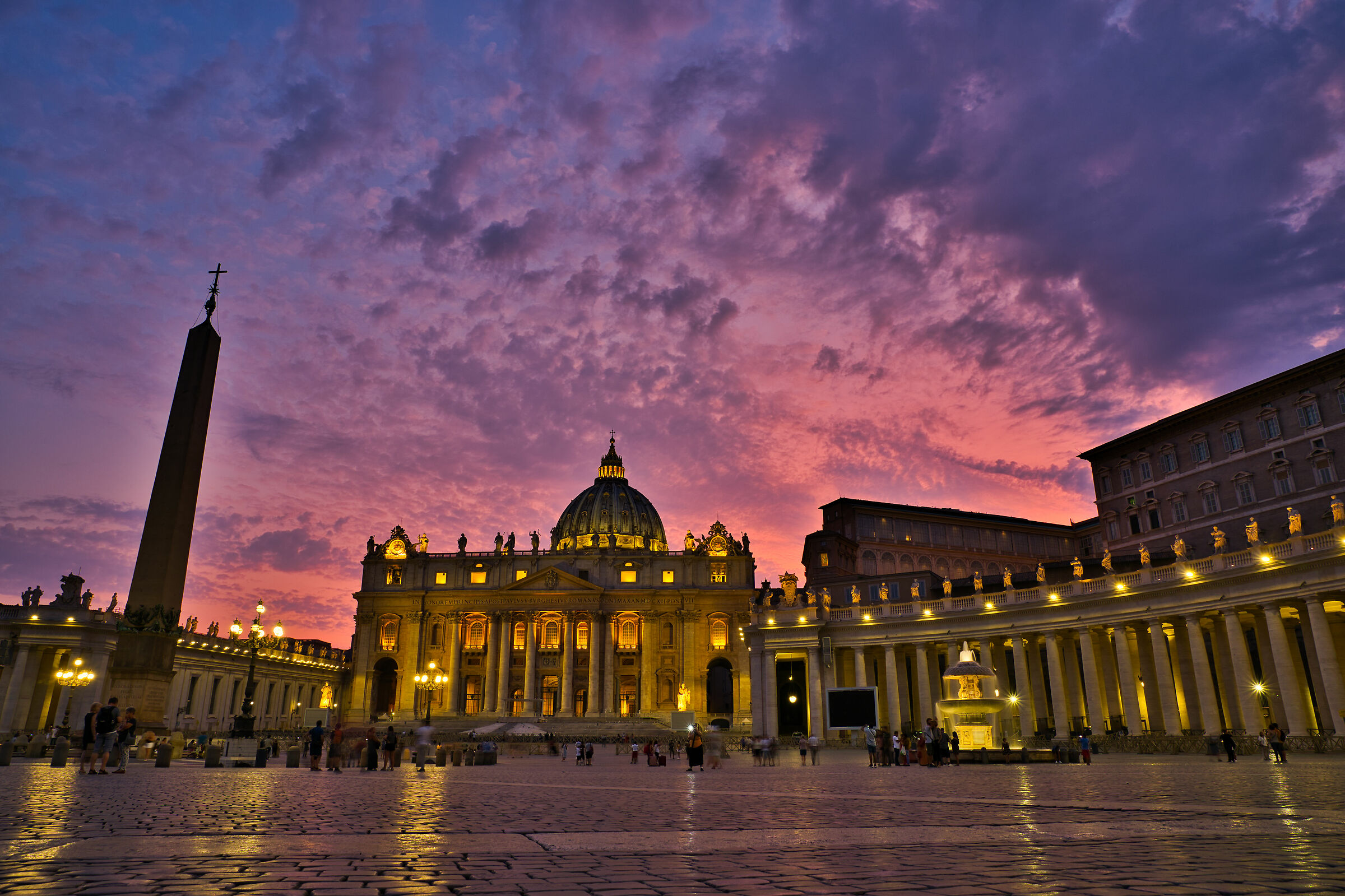 Vaticano al tramonto