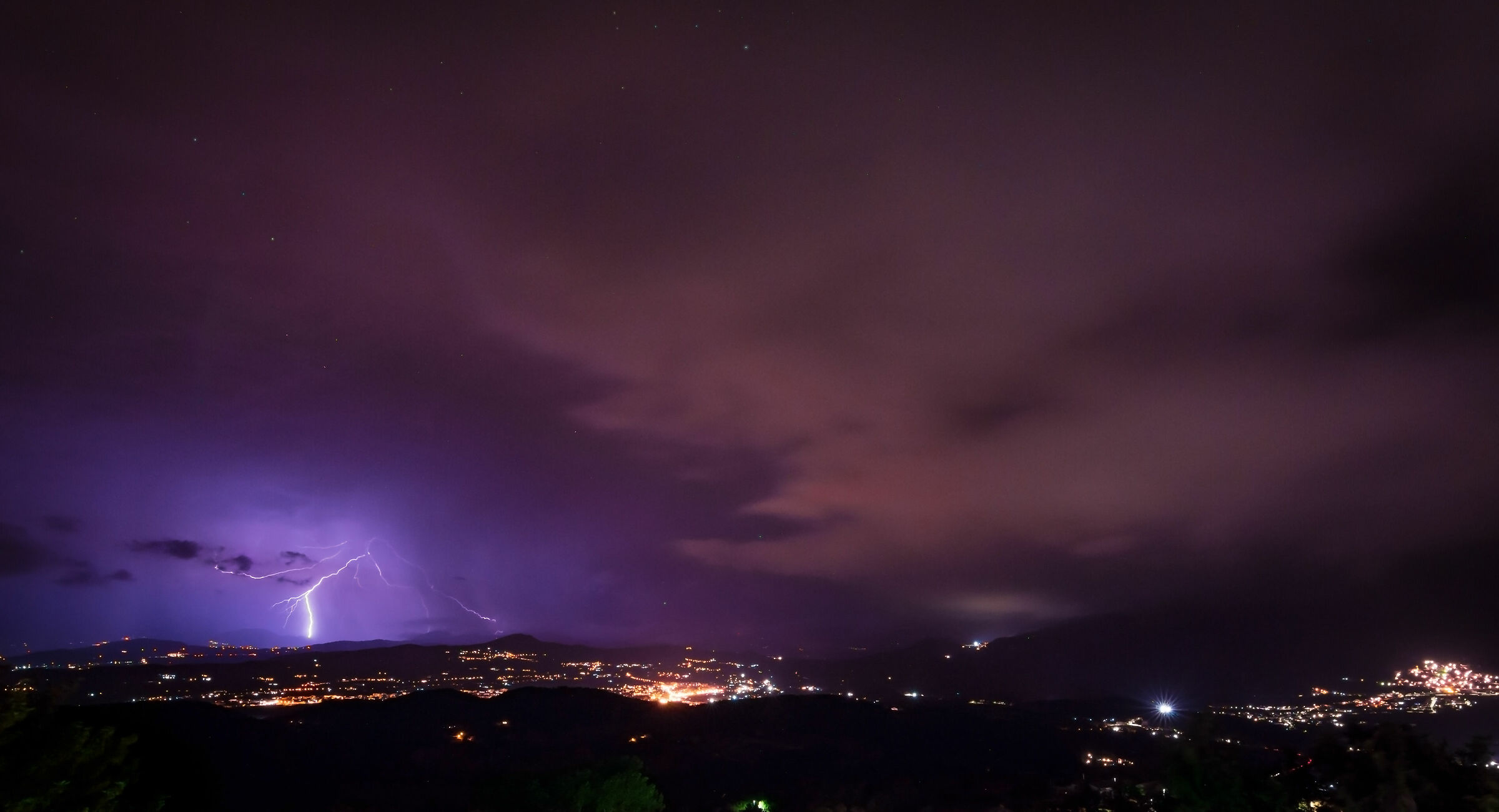 tempesta di fulmini Pentri