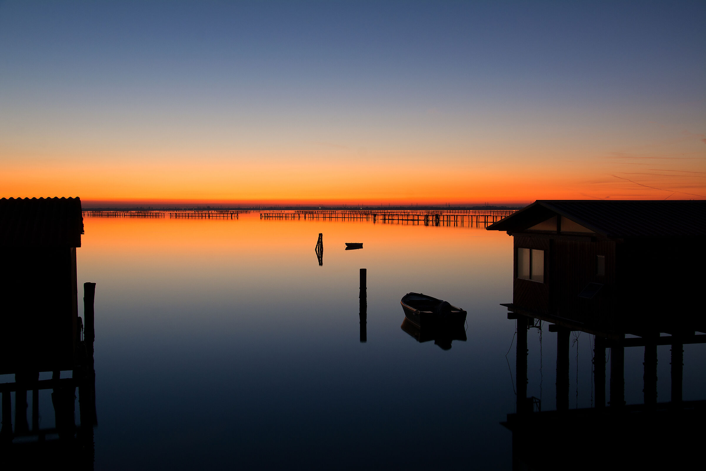 Crepuscolo in laguna