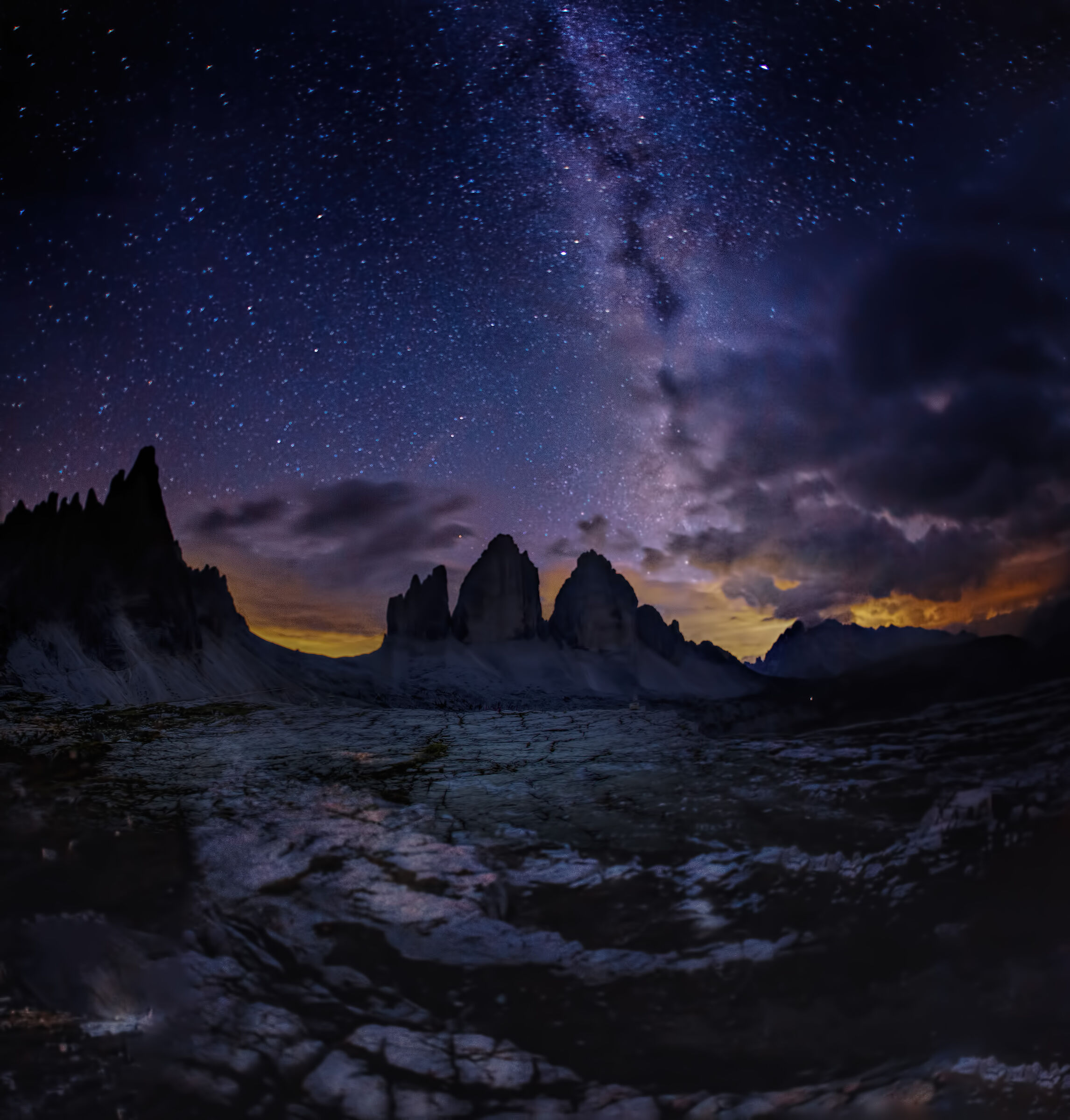 Milky Way on the Three Peaks