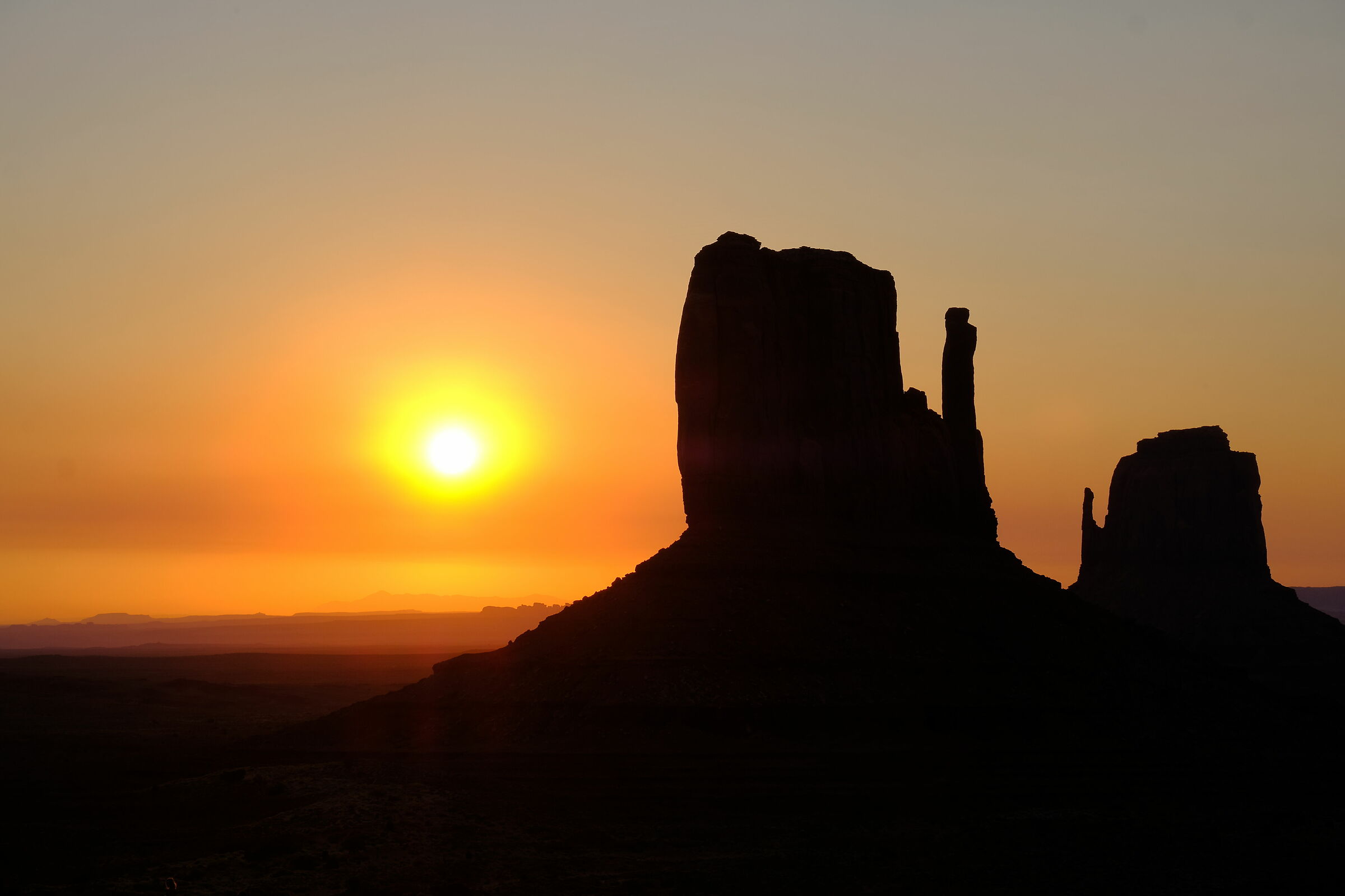 Sunrise at Monument Valley