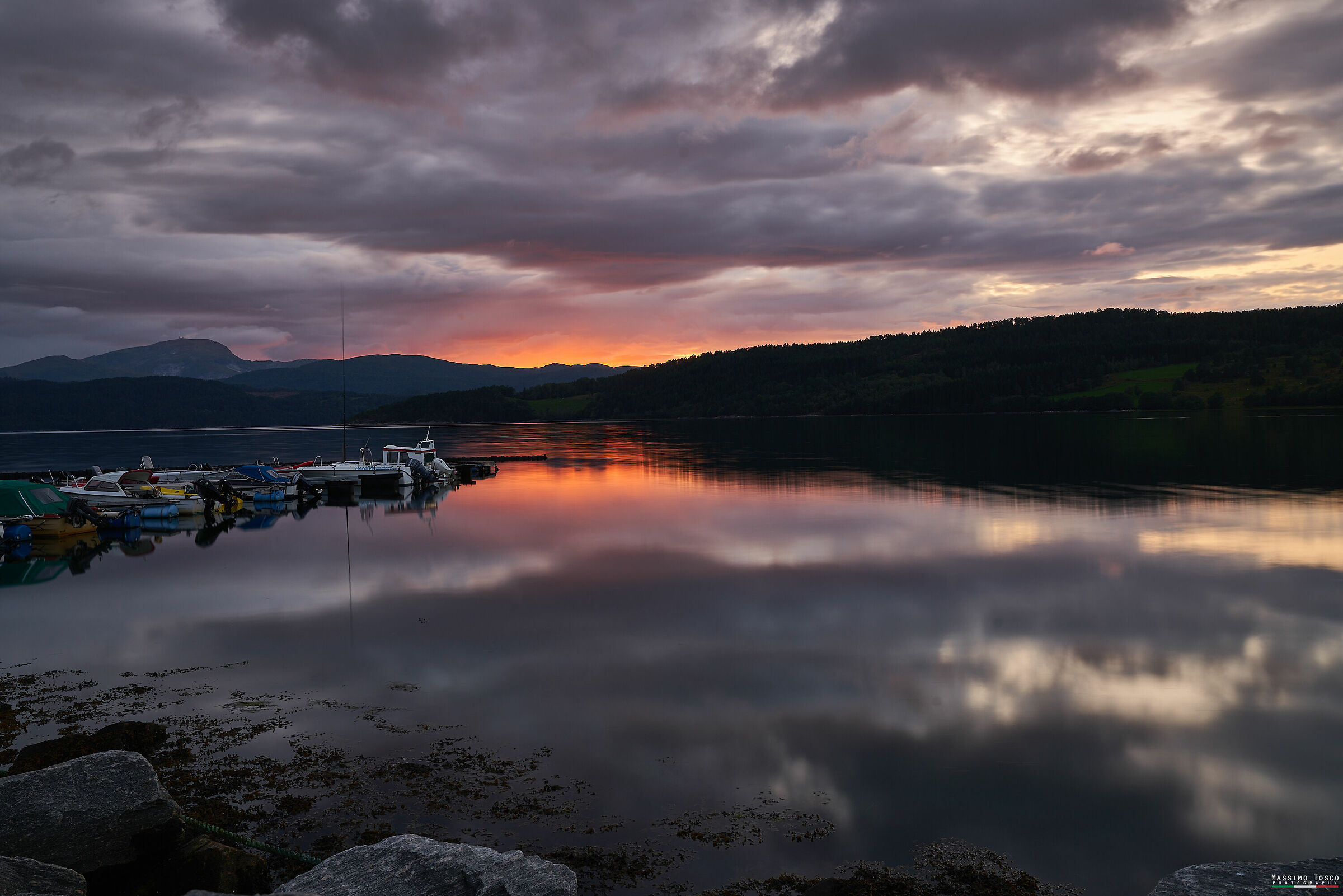 Sunset in Norway