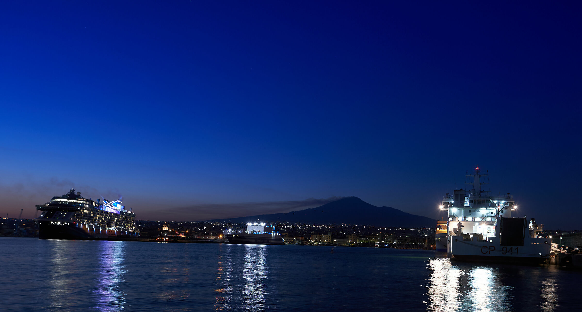 Catania from the port