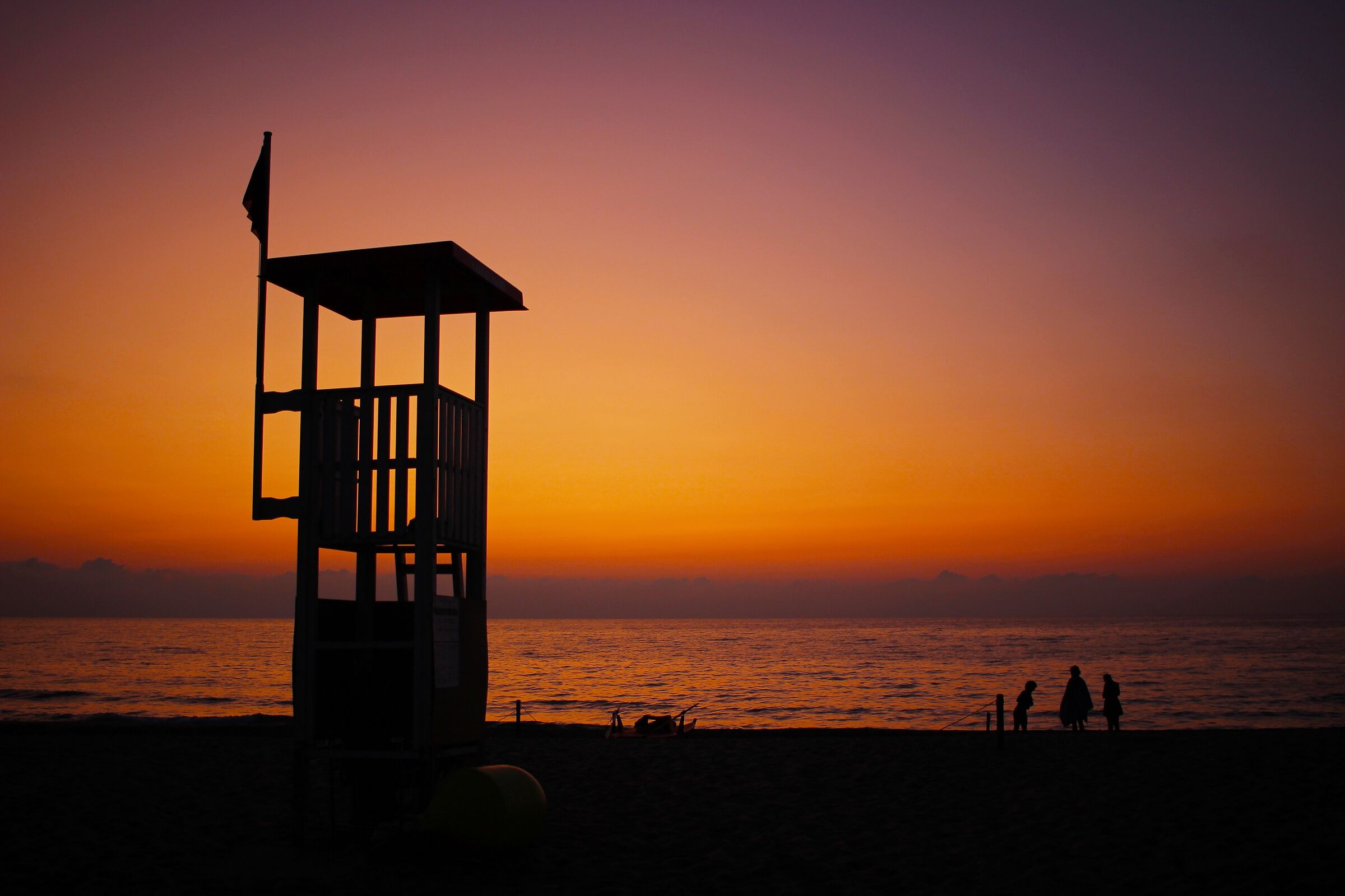 Sunset at the beach 01