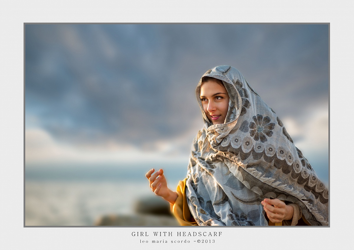 girl with headscarf