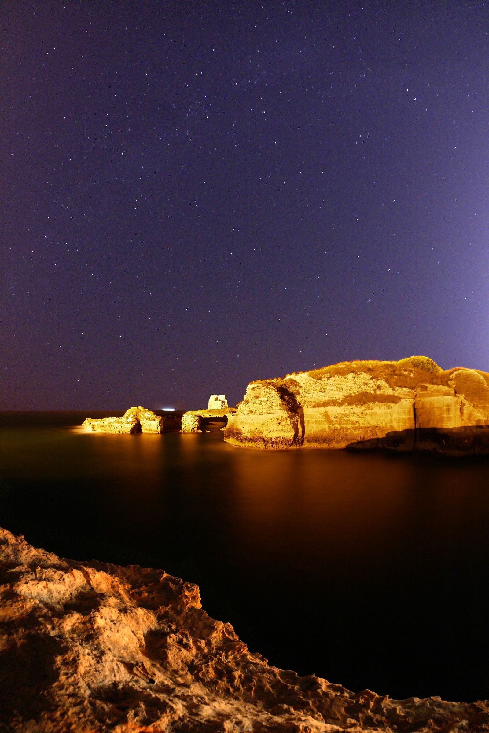 The Tower of Roca at Night
