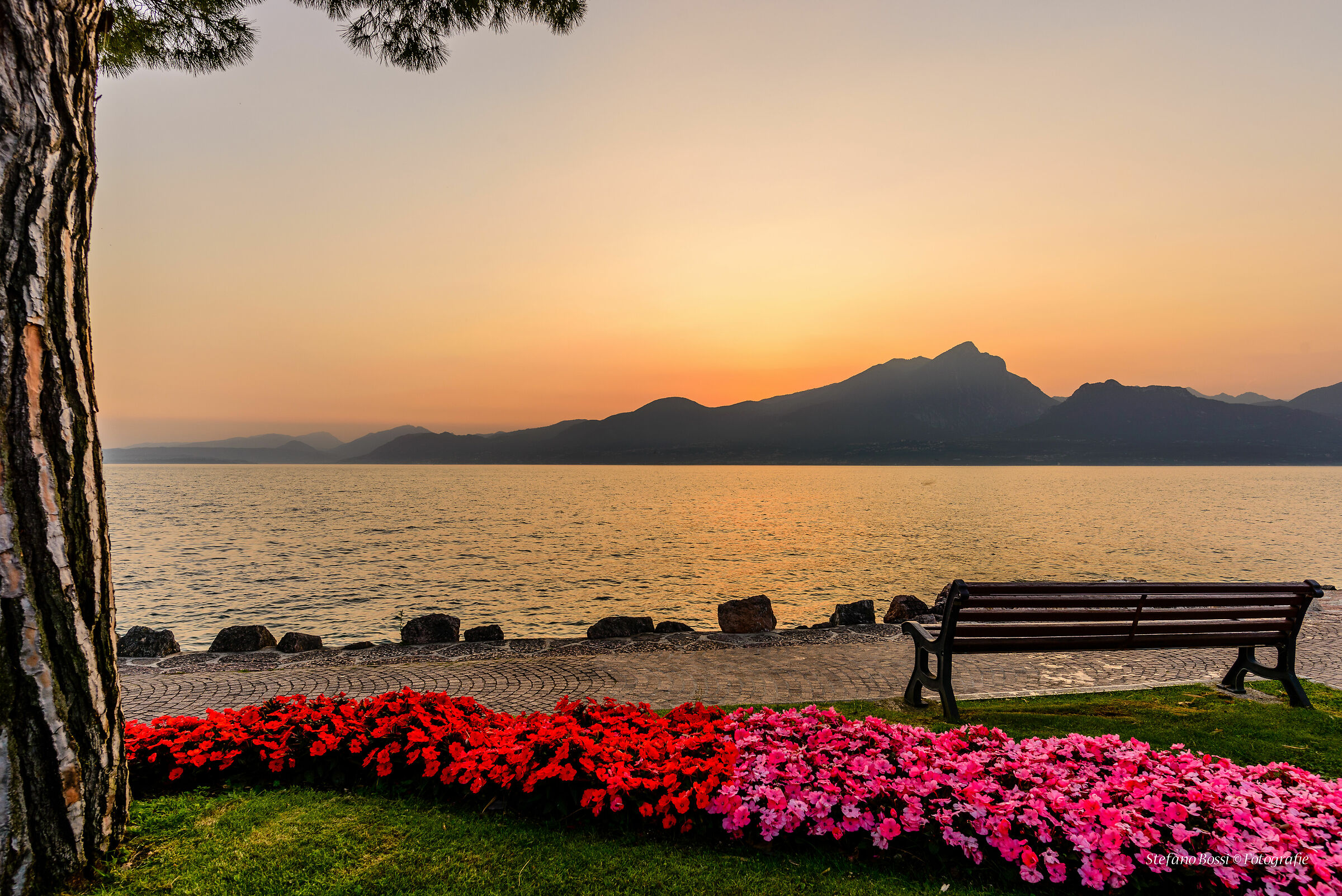Sunset over the Garda