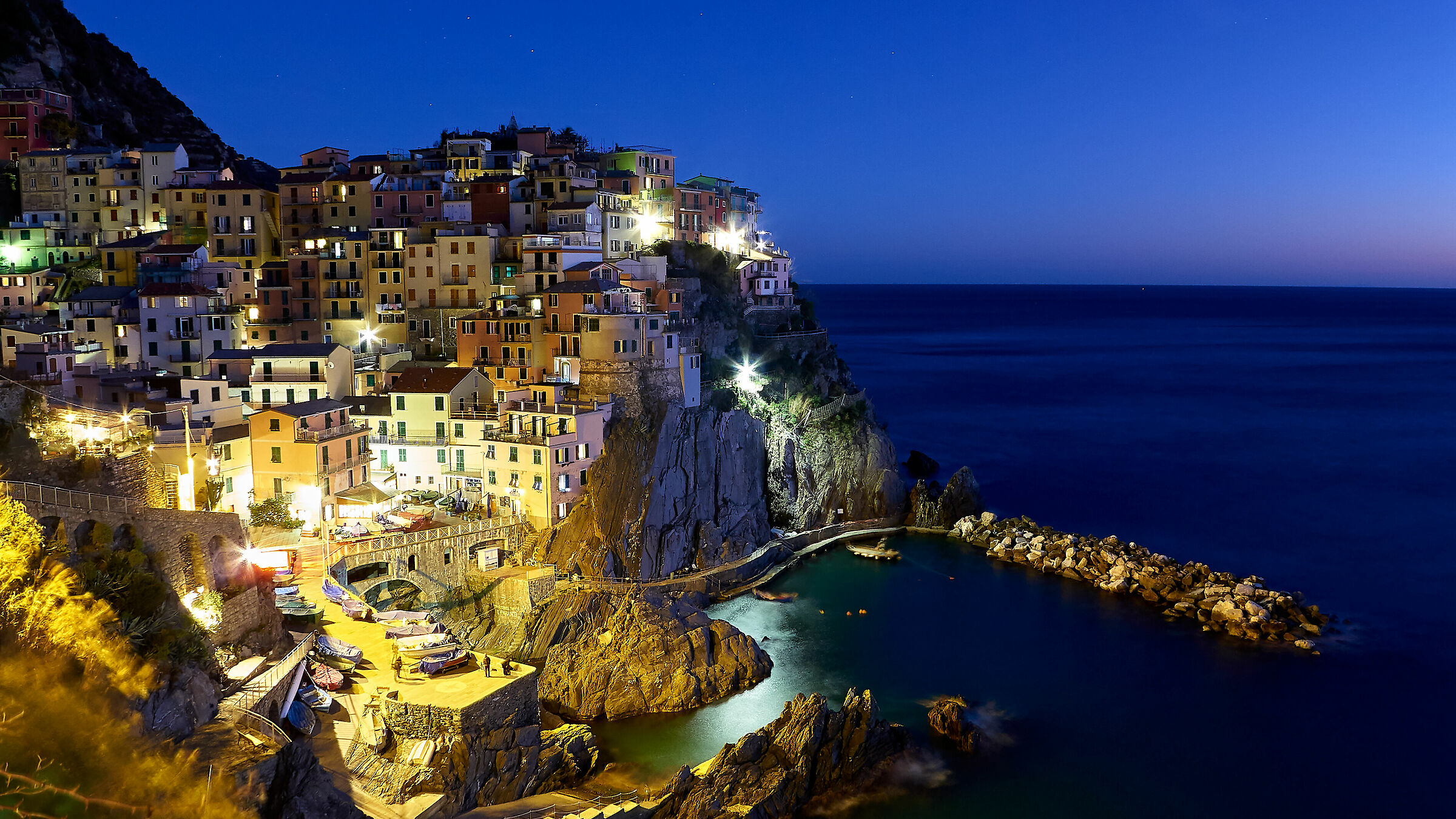 Manarola - Blue Hour.
