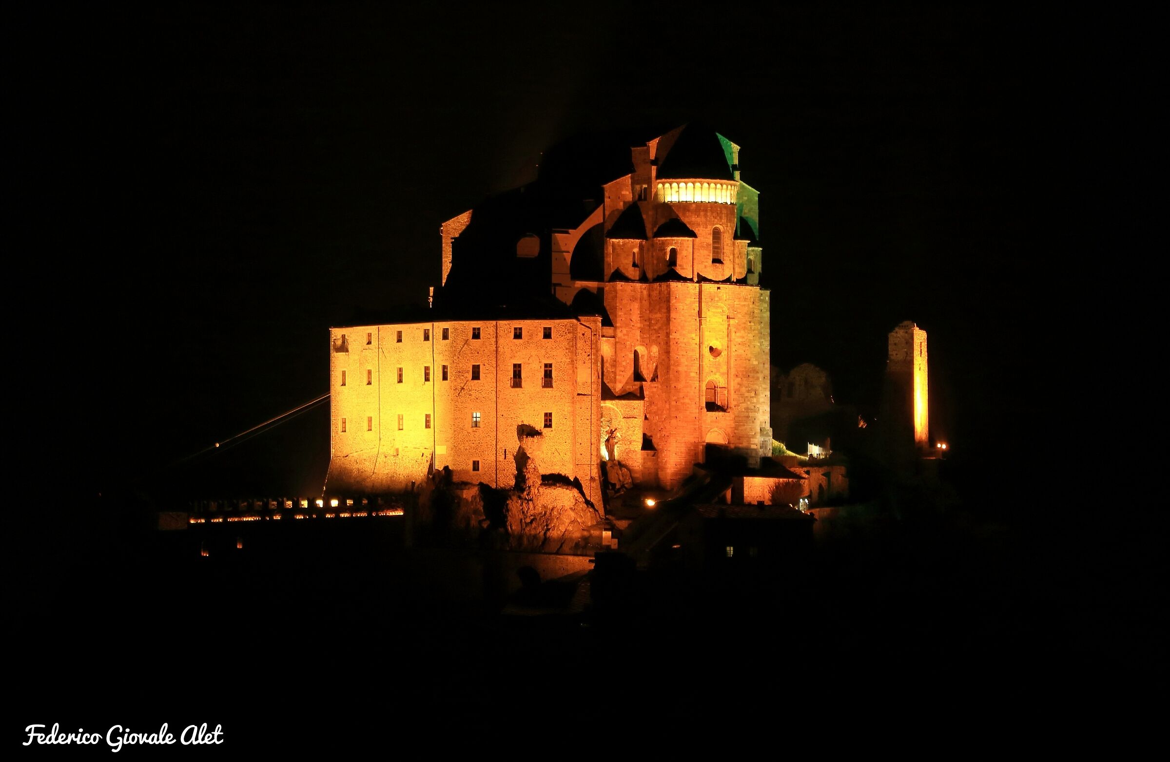 Sacred of St. Michael at night