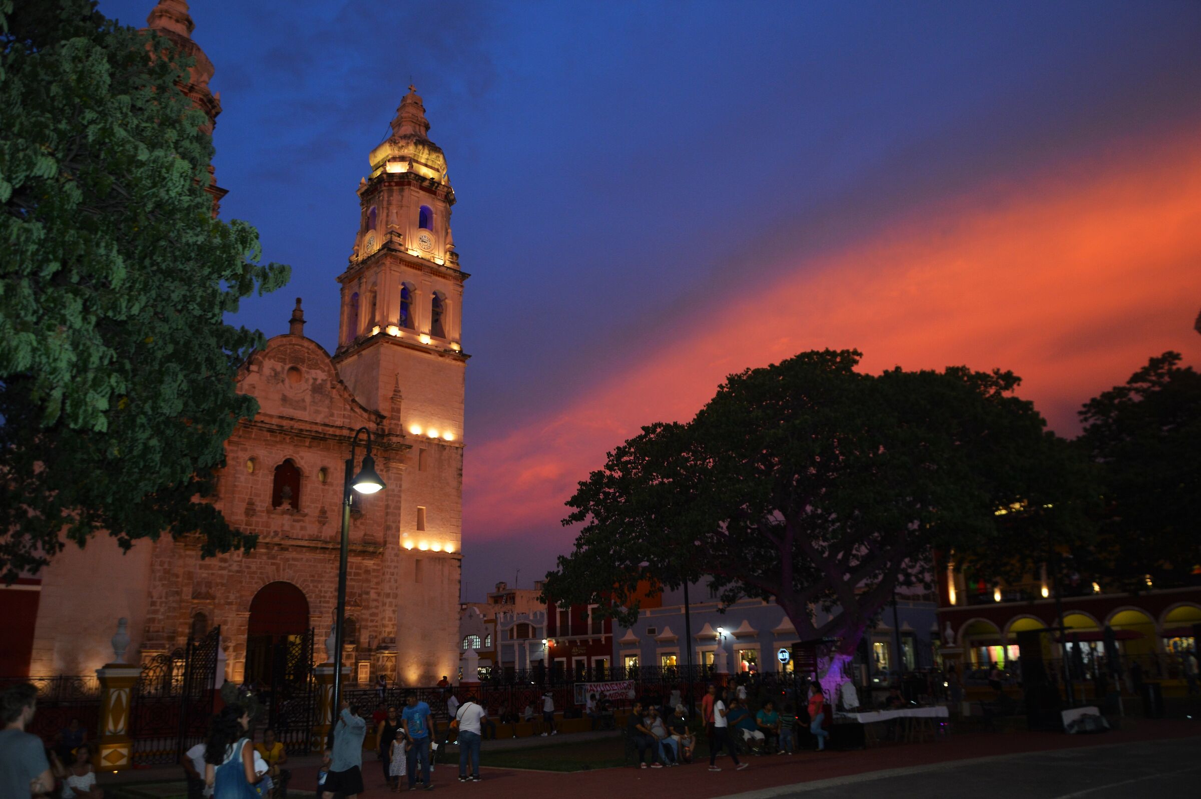 Tramonto magico a Campeche