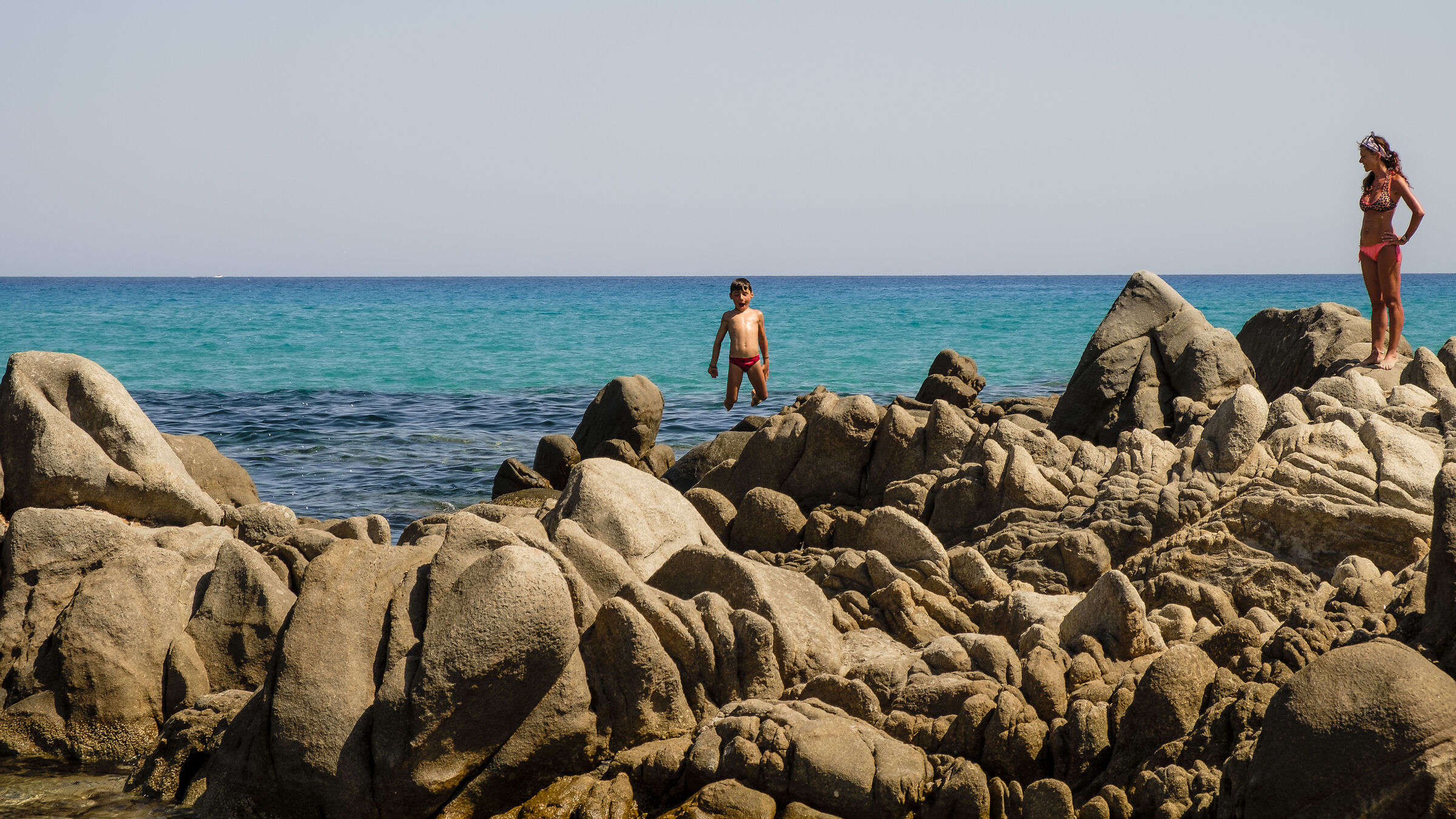 Hey mamma guarda come mi diverto