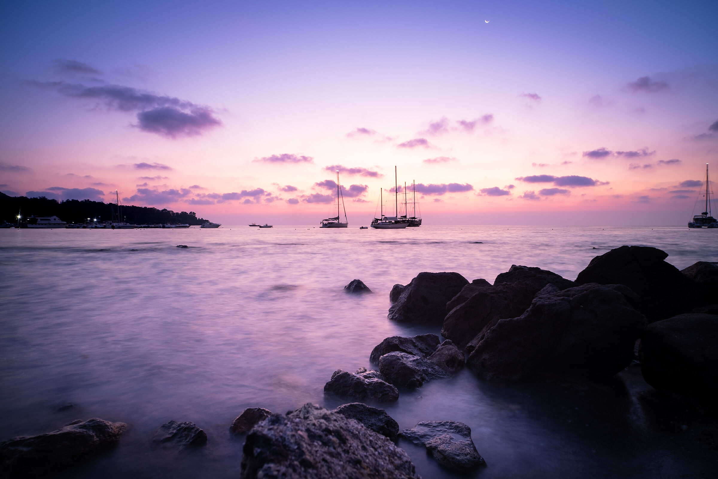 Sunrise in the island of Vulcan