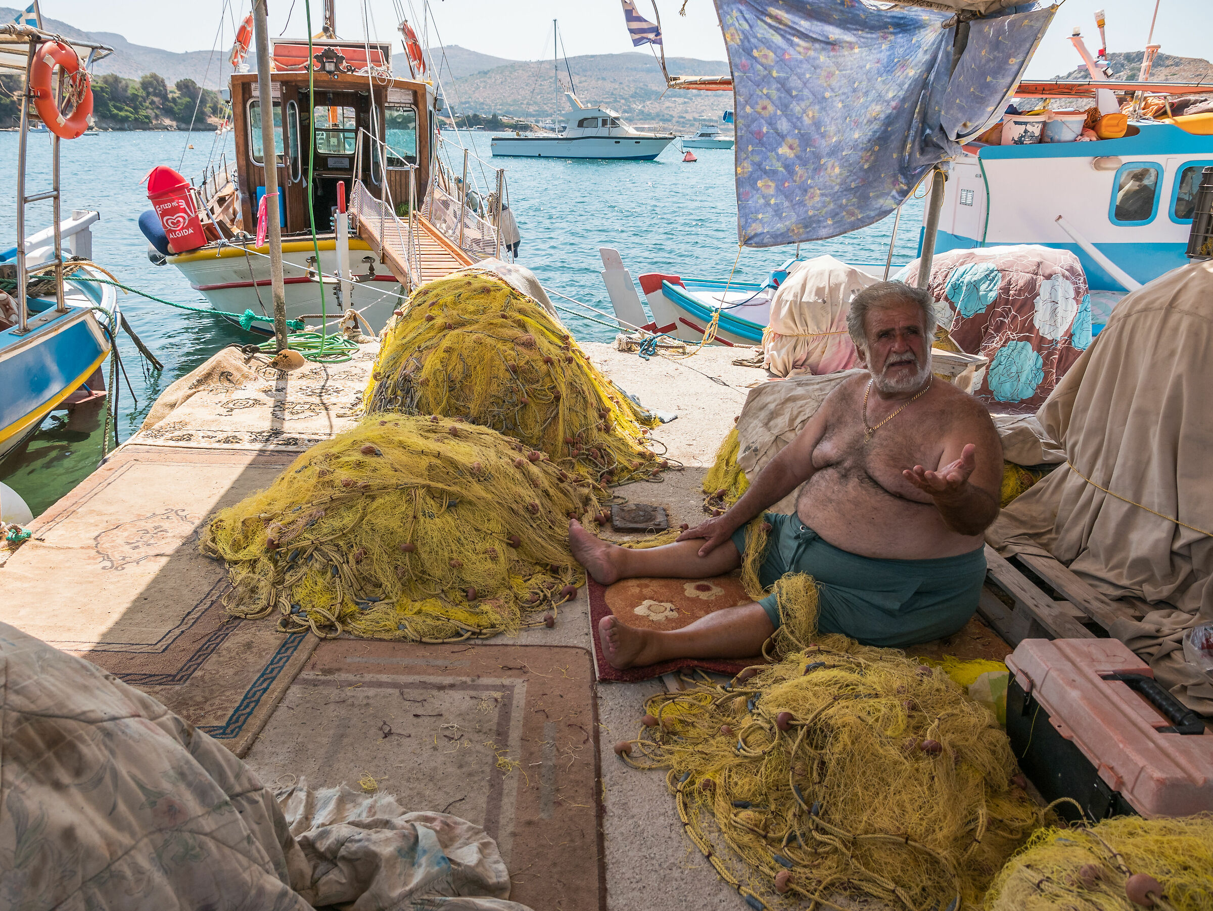 Fisherman from Leros Island (Greece)