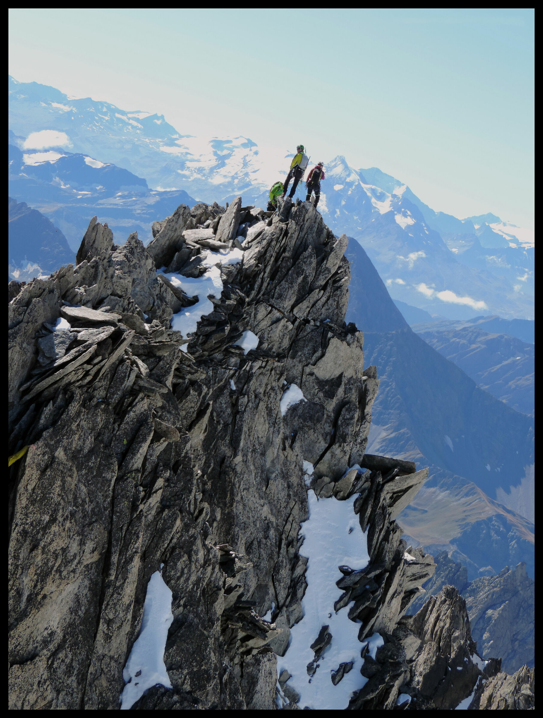 climber - aguille d'Entreves - Monte Bianco